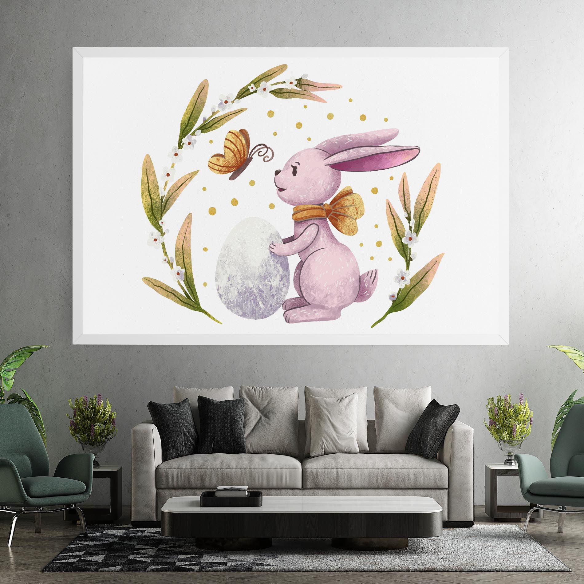 Easter Pink Bunny mockup 7
