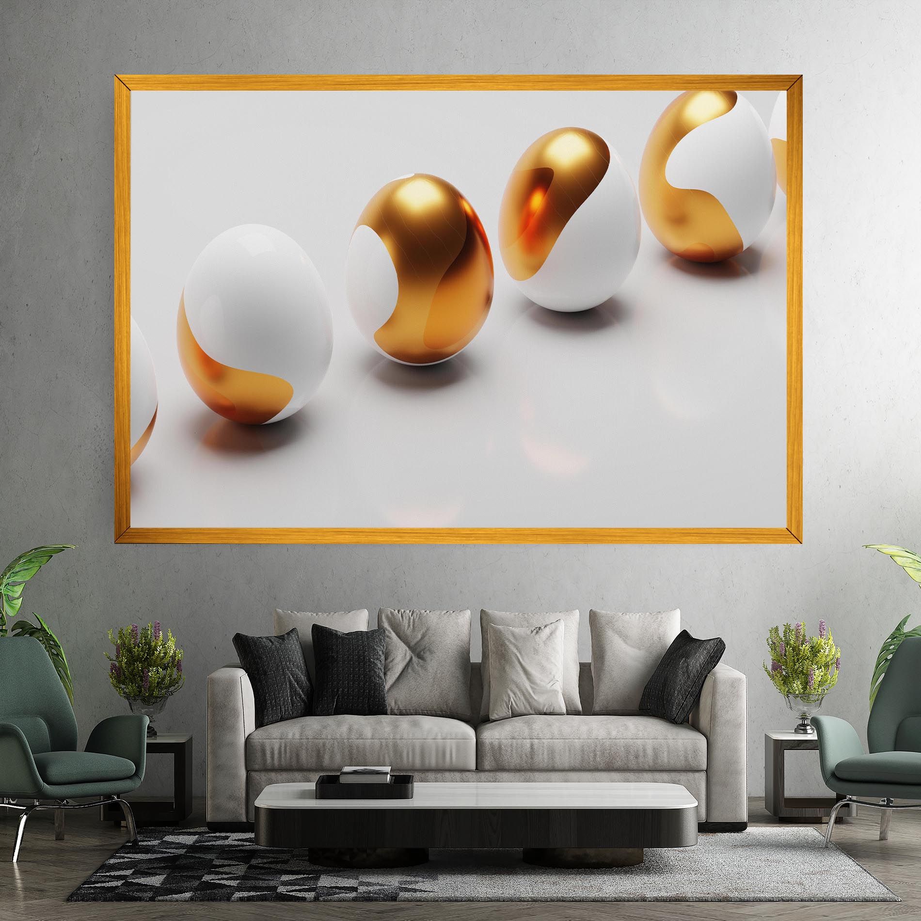 Elegant Easter Eggs mockup 7