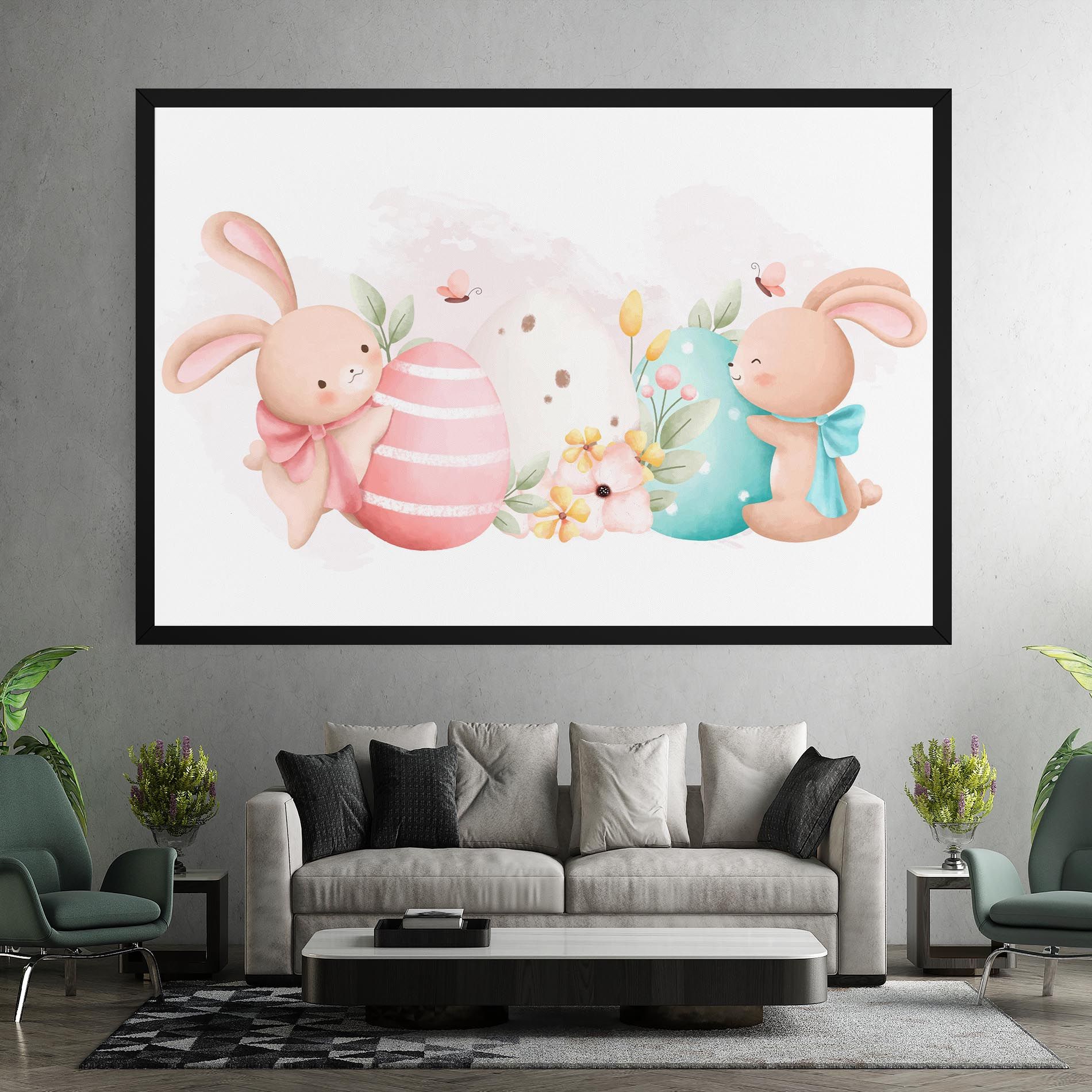 Cute Bunny Art mockup 7