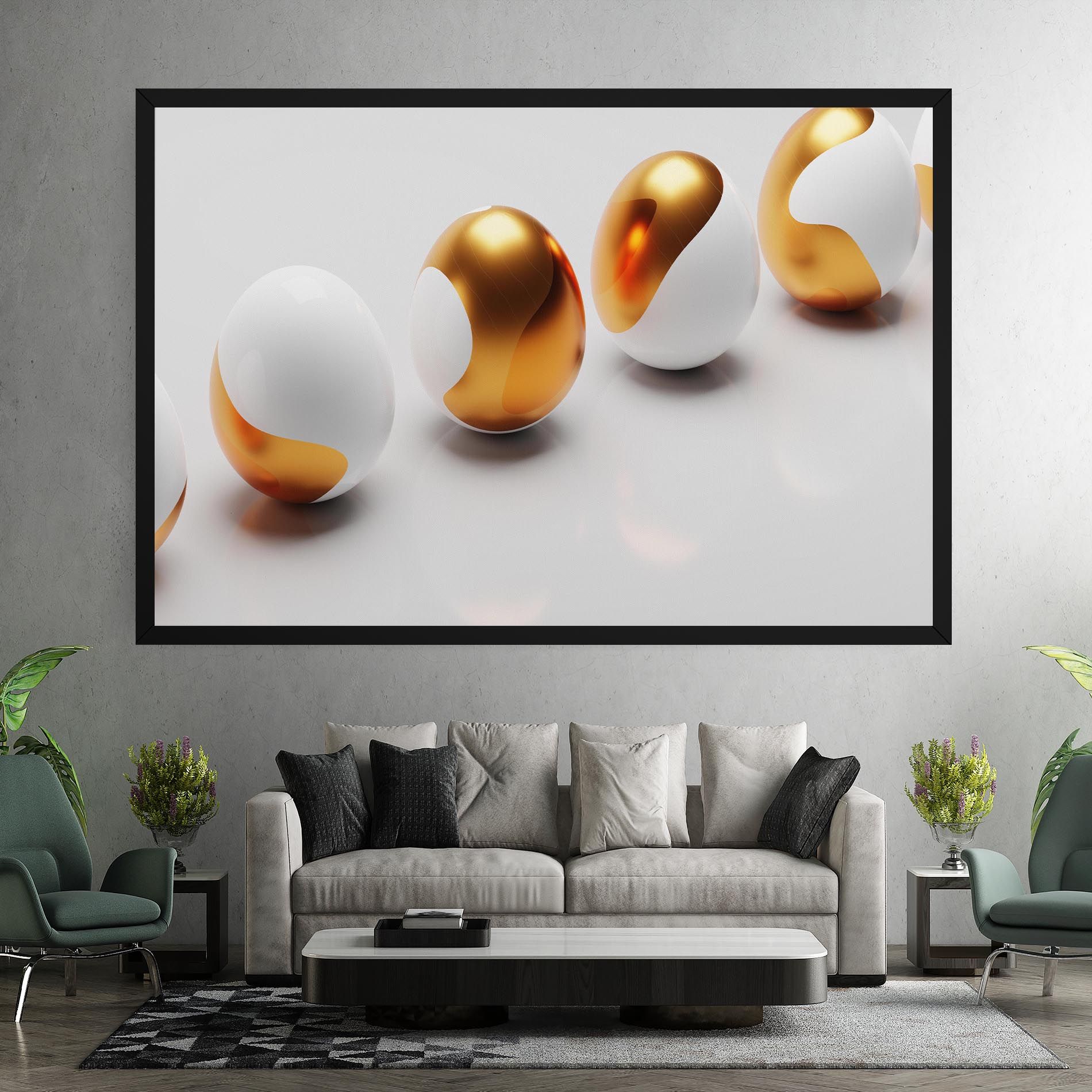 Elegant Easter Eggs mockup 7