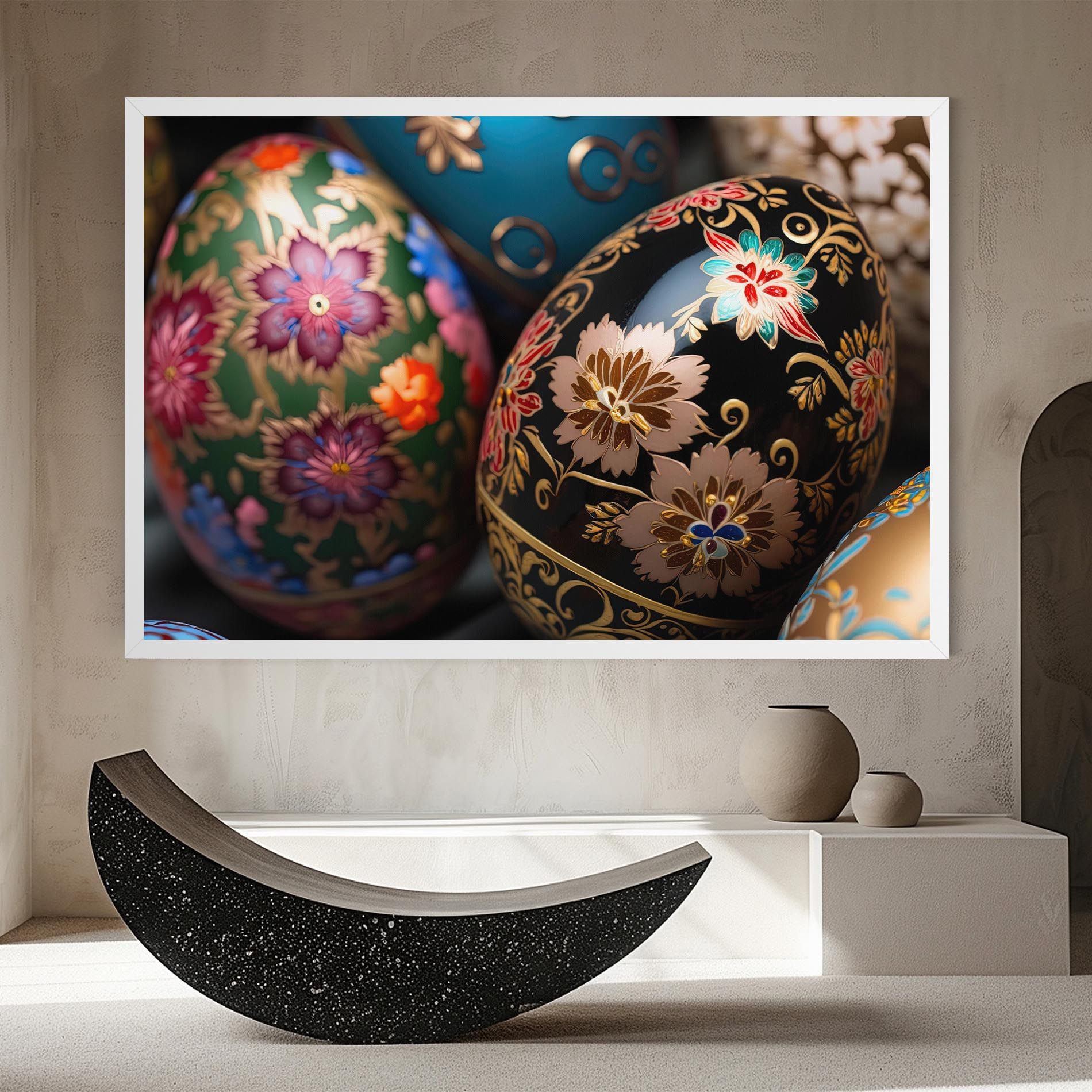 Close Up Painted Eggs mockup 8