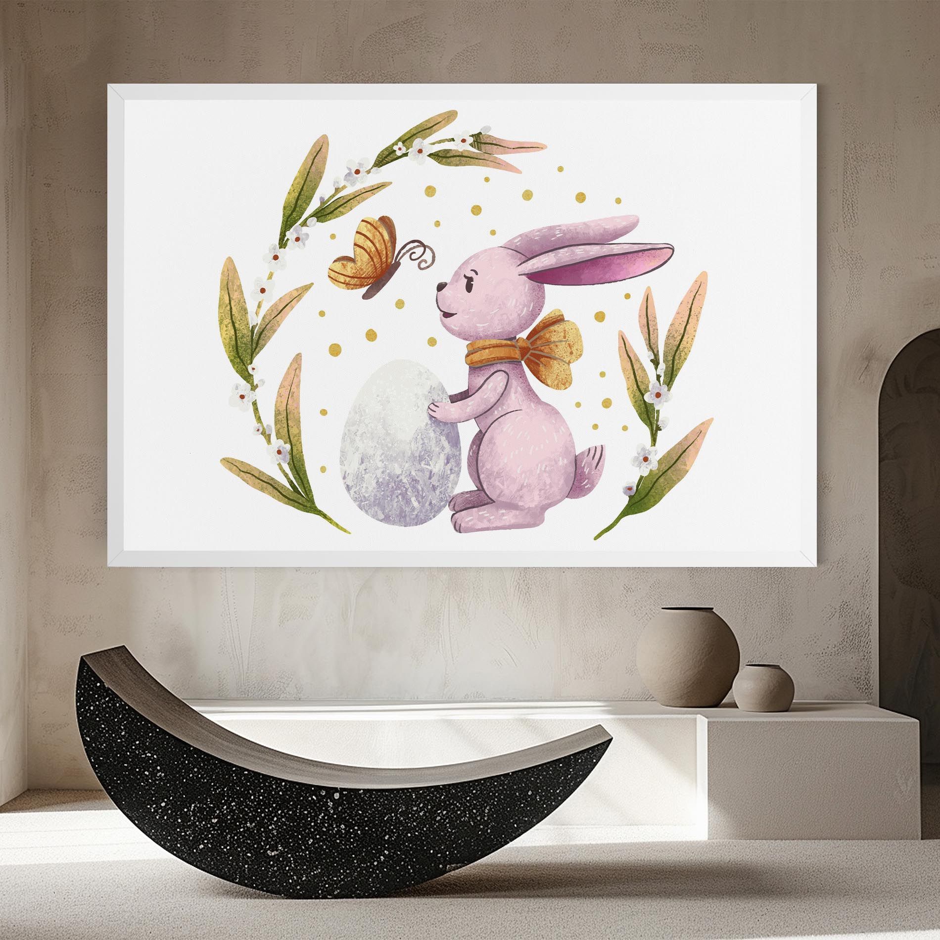 Easter Pink Bunny mockup 8