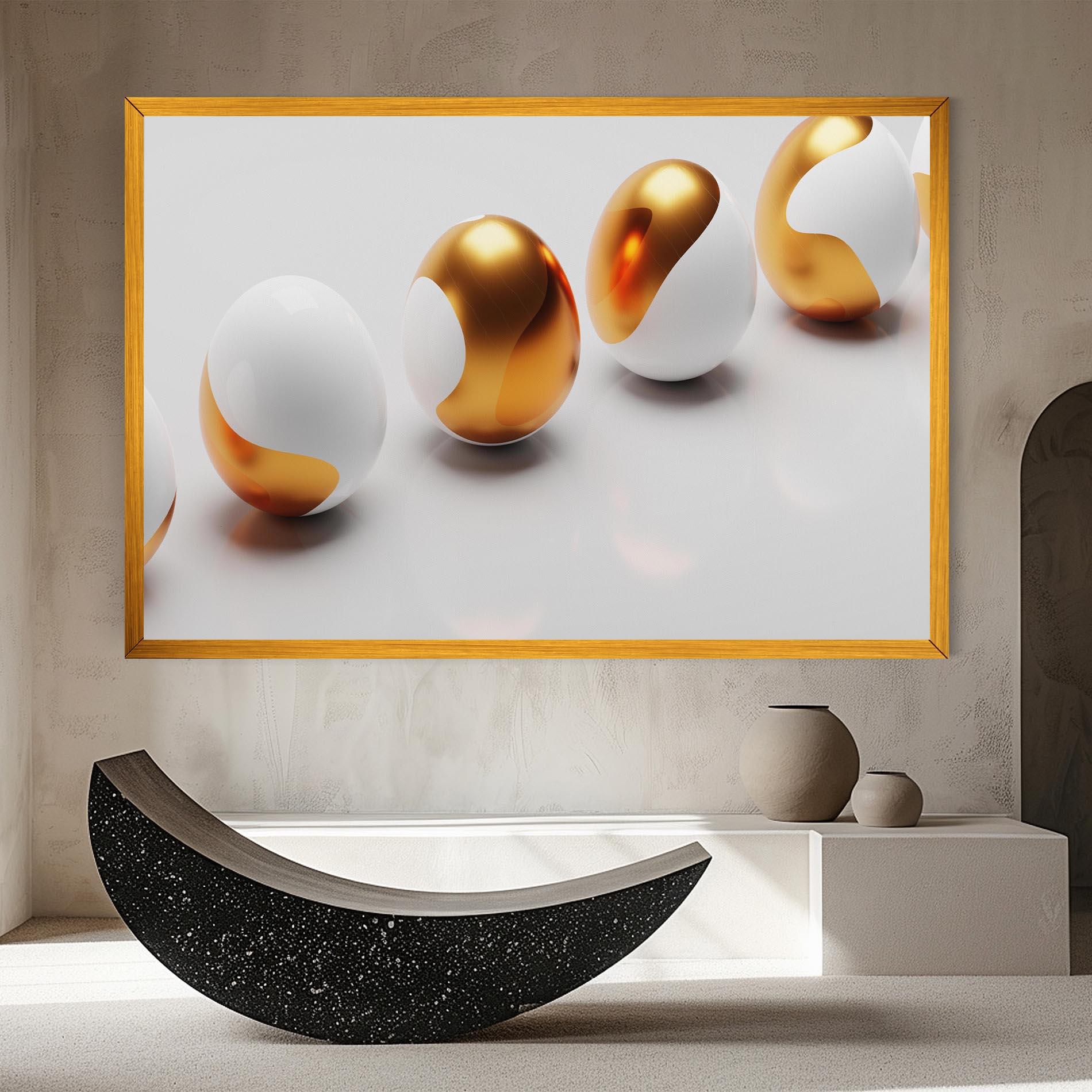 Картина на платно Elegant Easter Eggs mockup 8