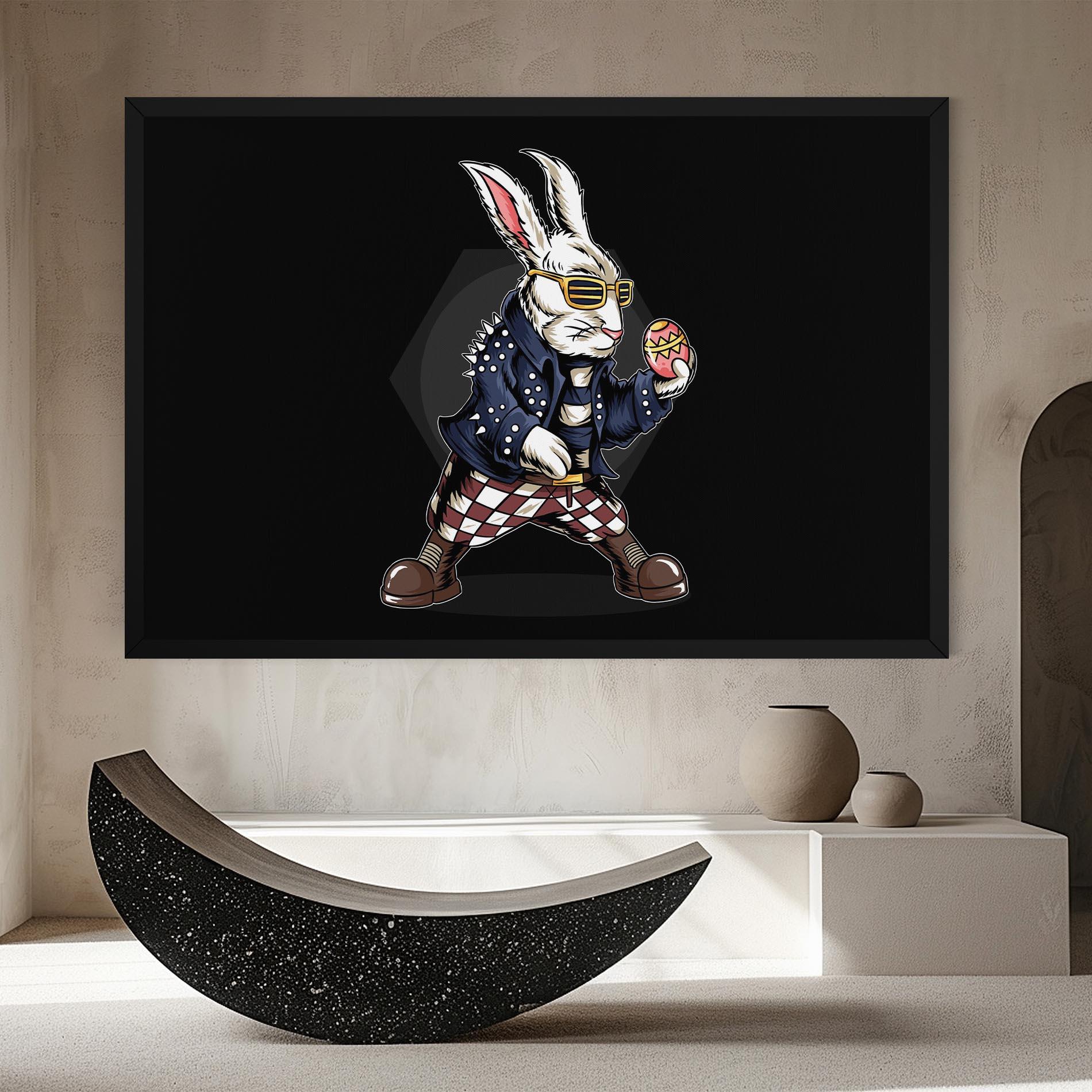 Картина на платно Rabbit Rock mockup 8