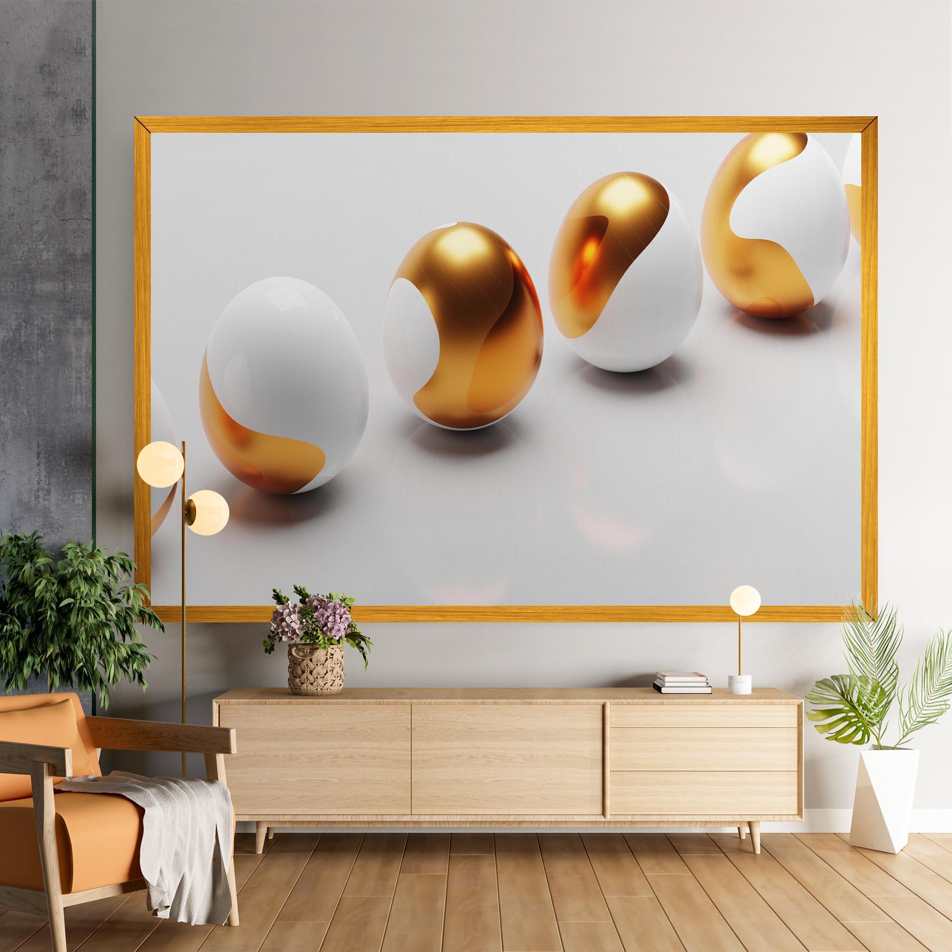 Картина на платно Elegant Easter Eggs mockup 9