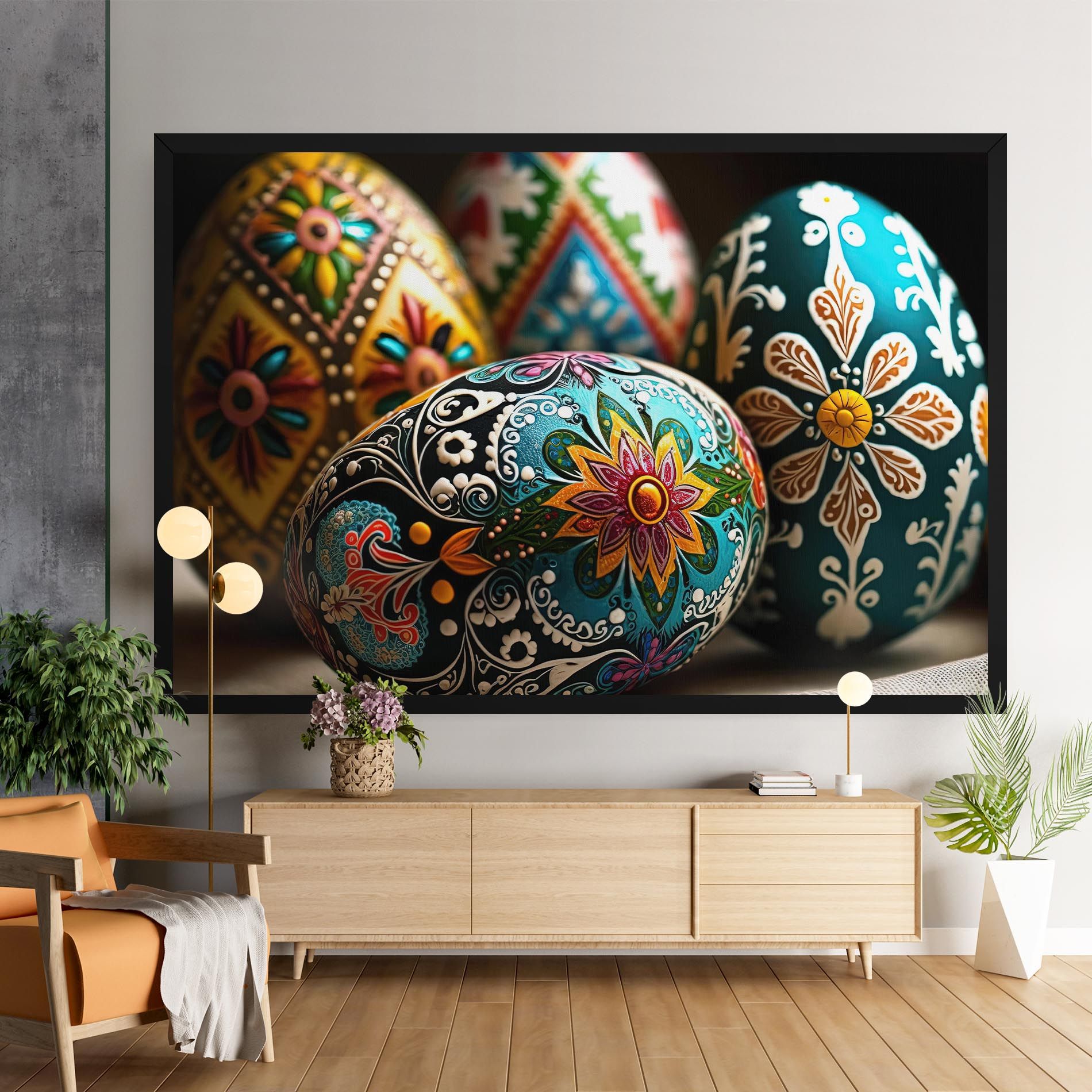 Easter Eggs Ornament mockup 9