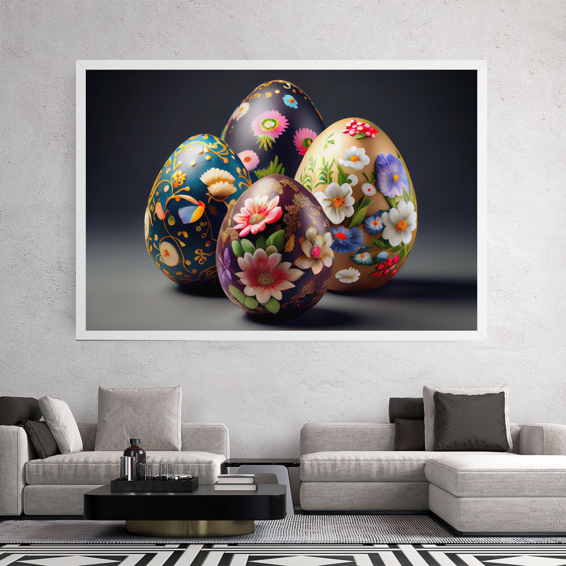 Easter Egs Flowers mockup 2