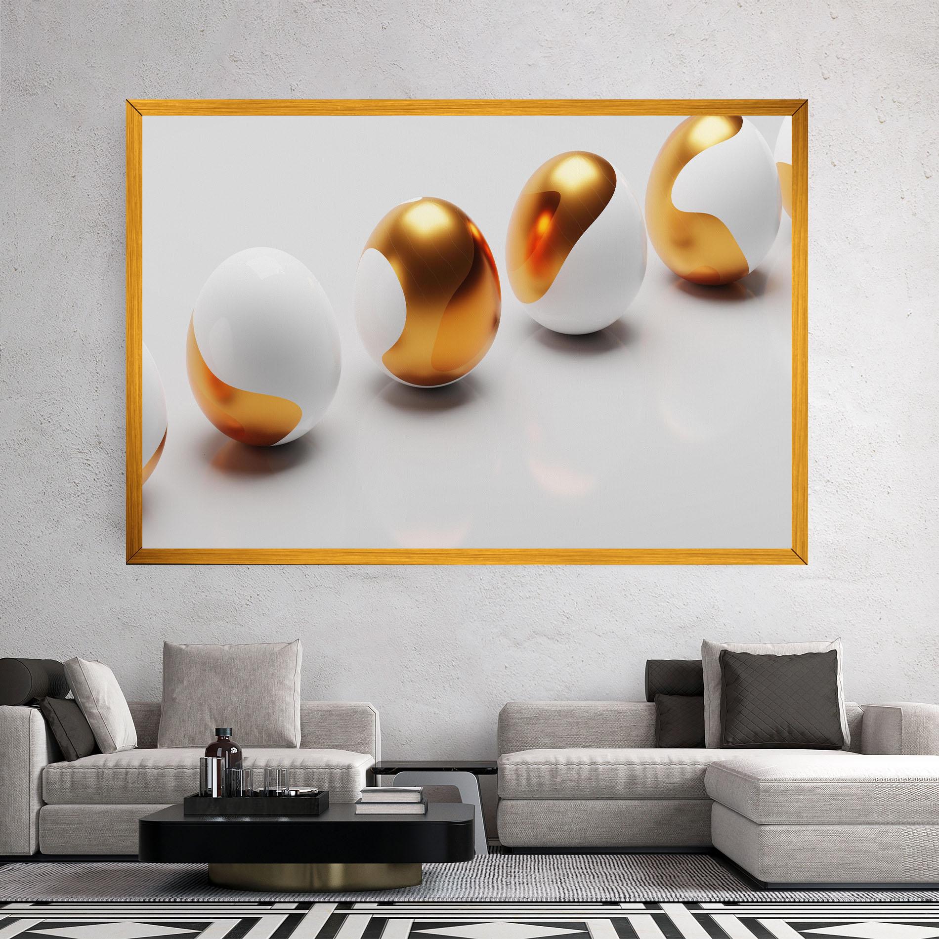 Картина на платно Elegant Easter Eggs mockup 2