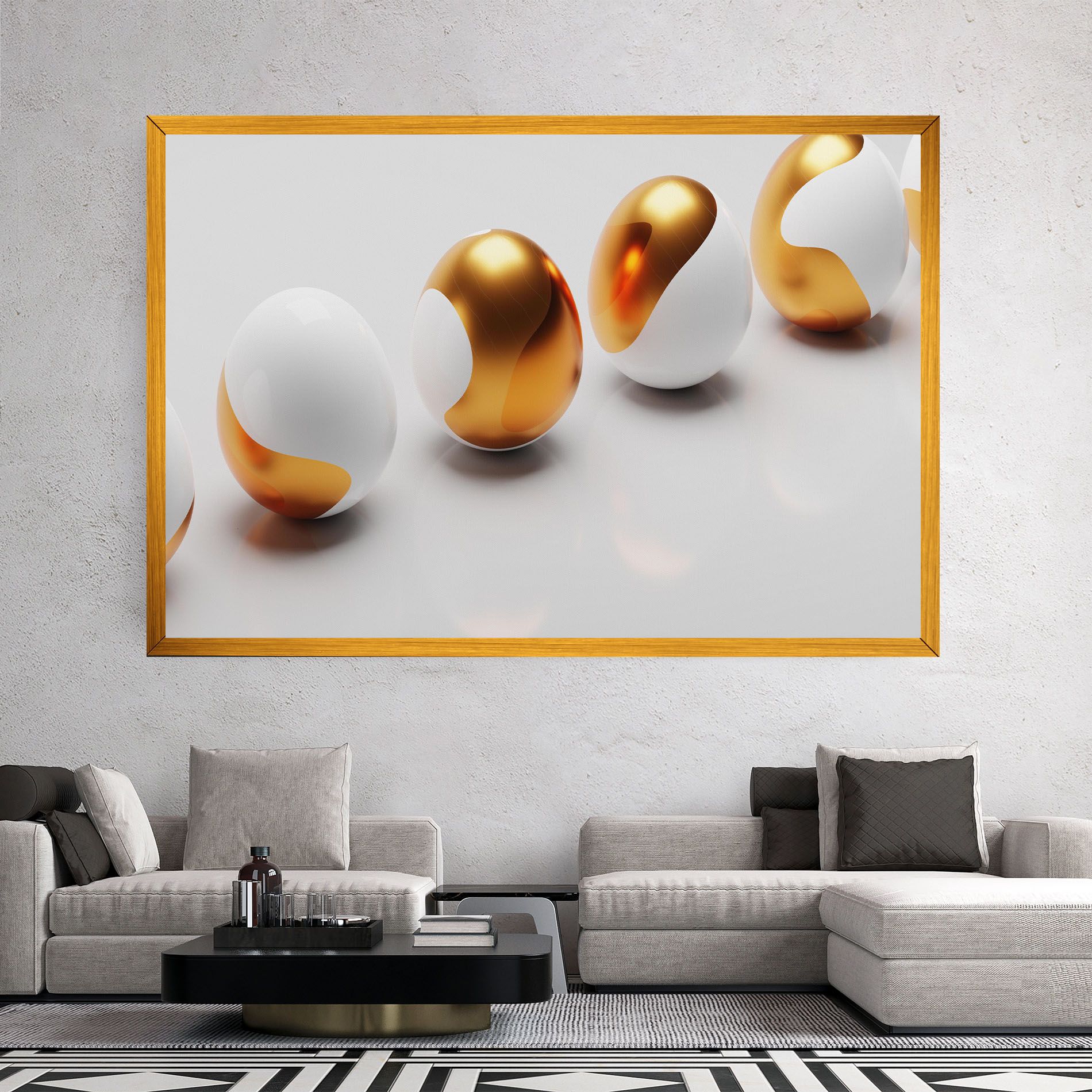 Elegant Easter Eggs mockup 2