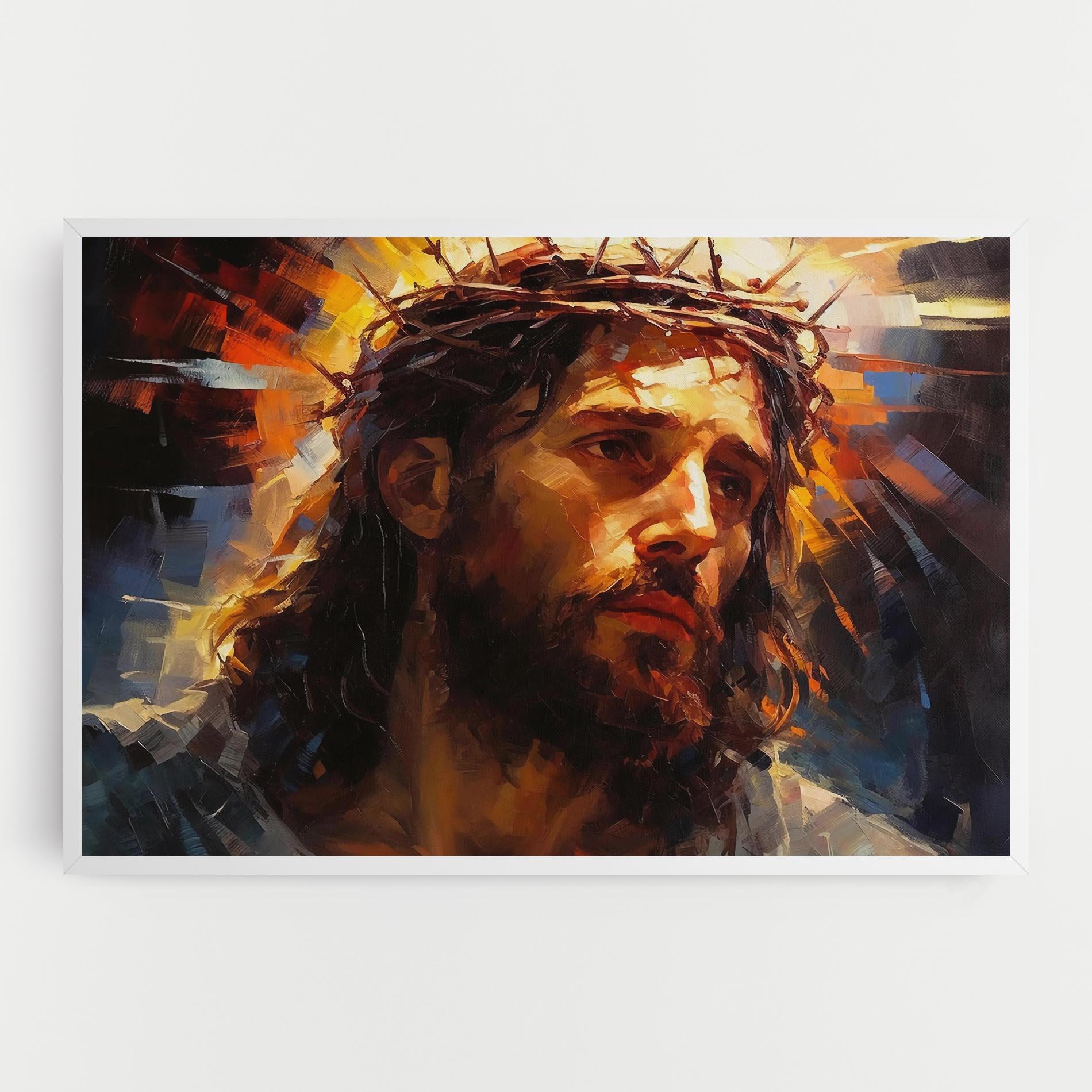 Картина на платно Jesus Crown mockup 0