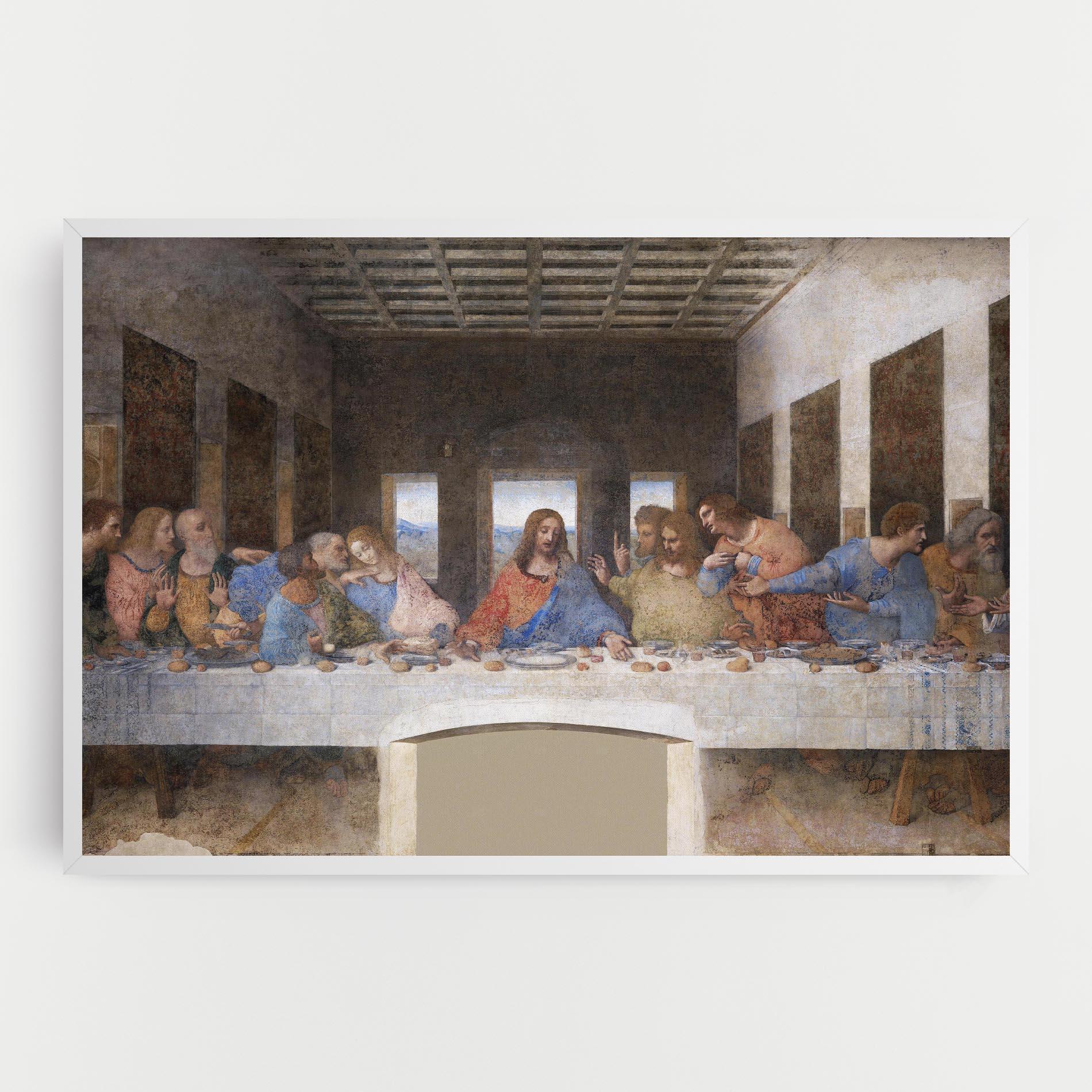 Картина на платно Jesus Eating mockup 0