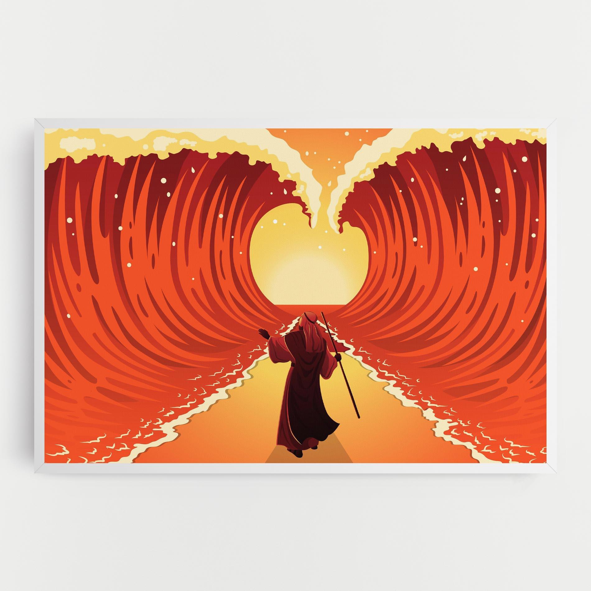 Картина на платно Moses mockup 0