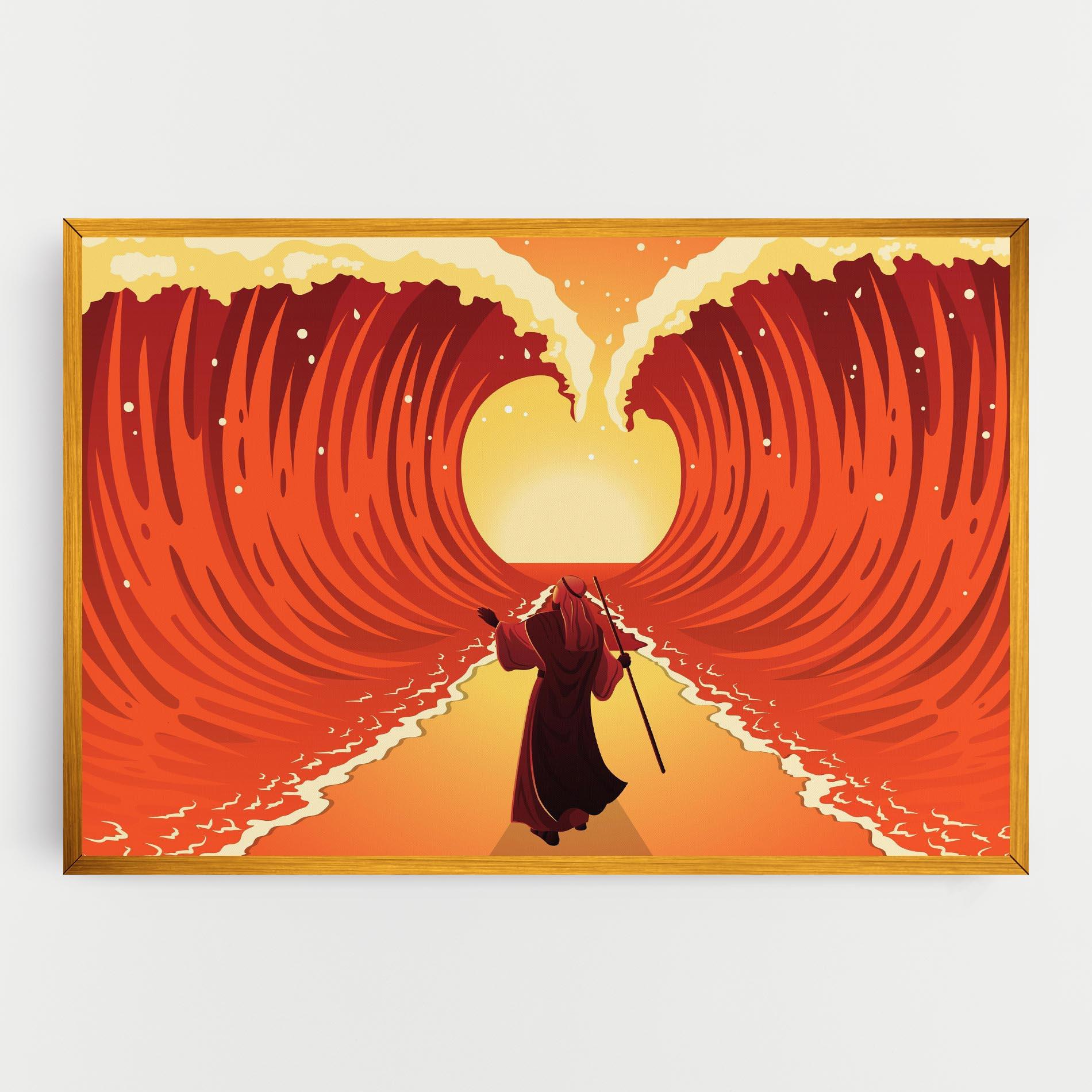 Картина на платно Moses mockup 0