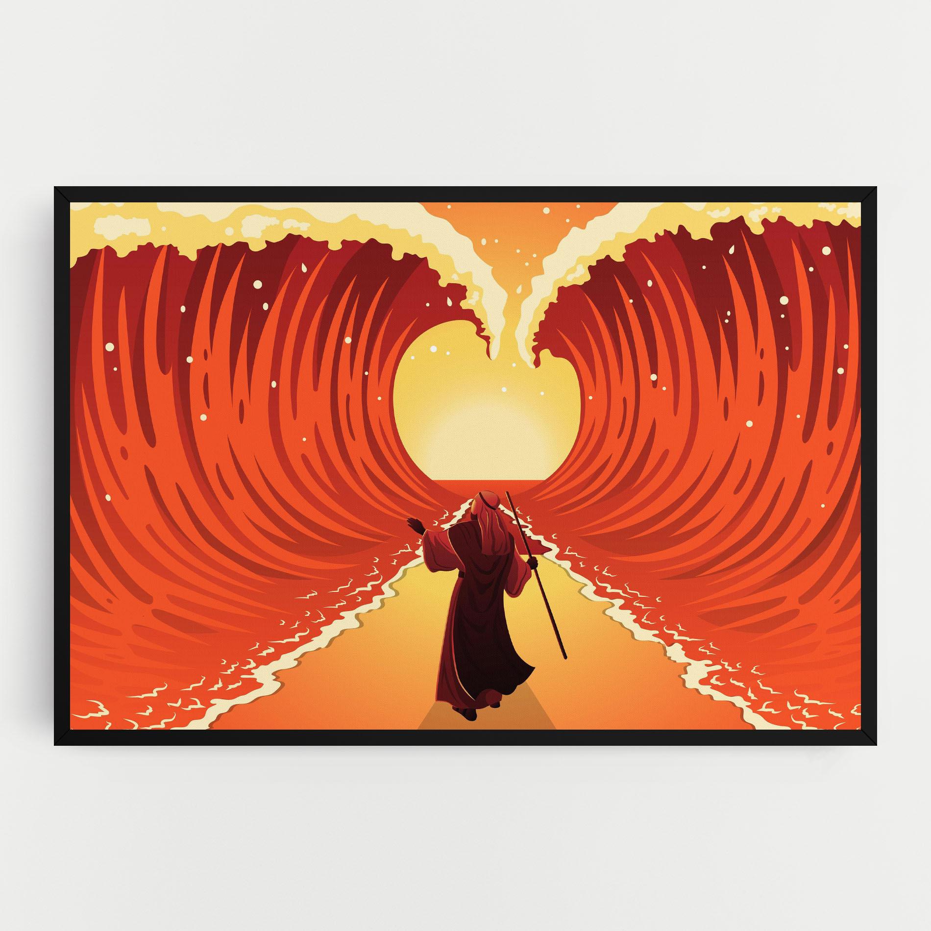 Картина на платно Moses mockup 0