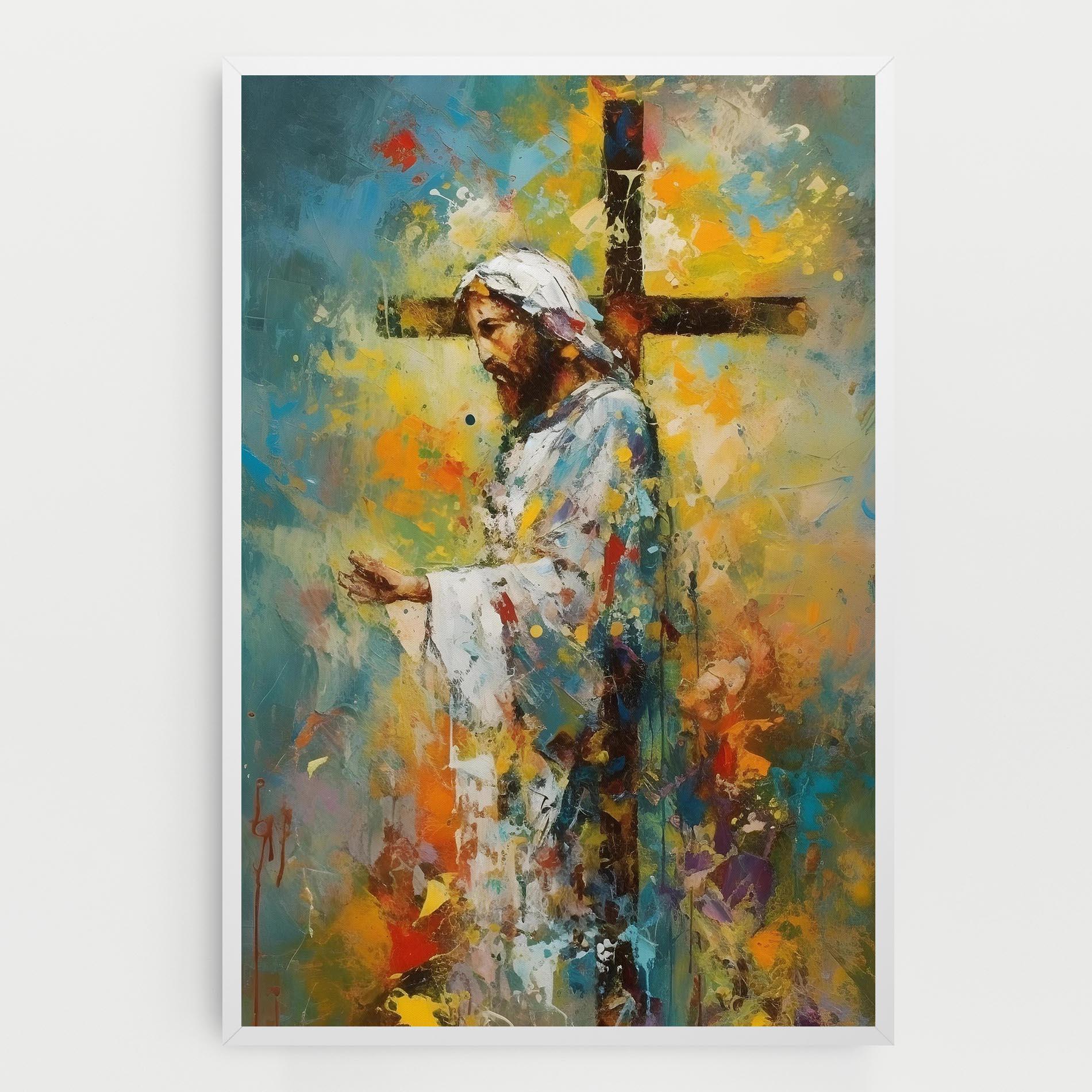 Картина на платно Christ Art Painting mockup 0