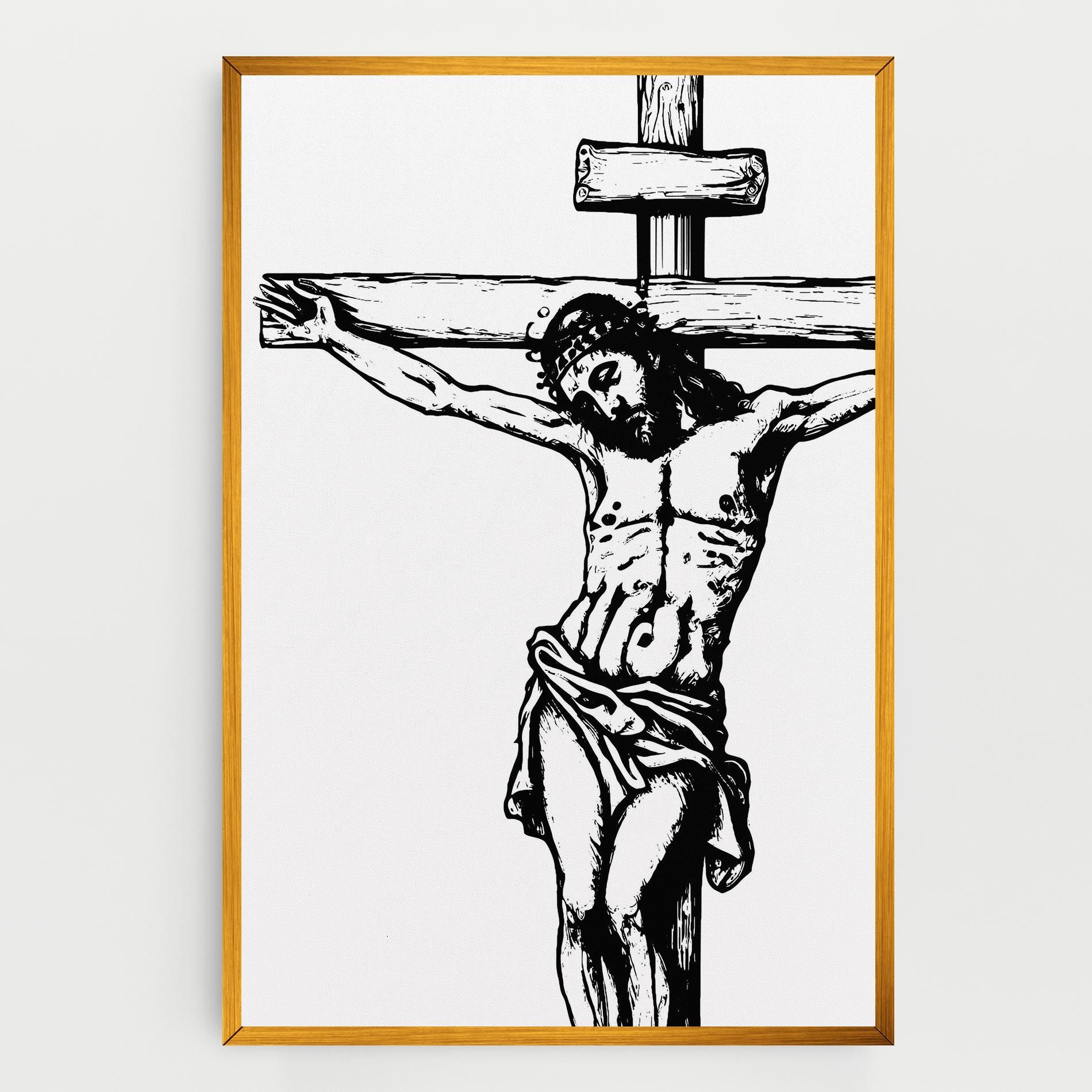Jesus Black Line mockup 0