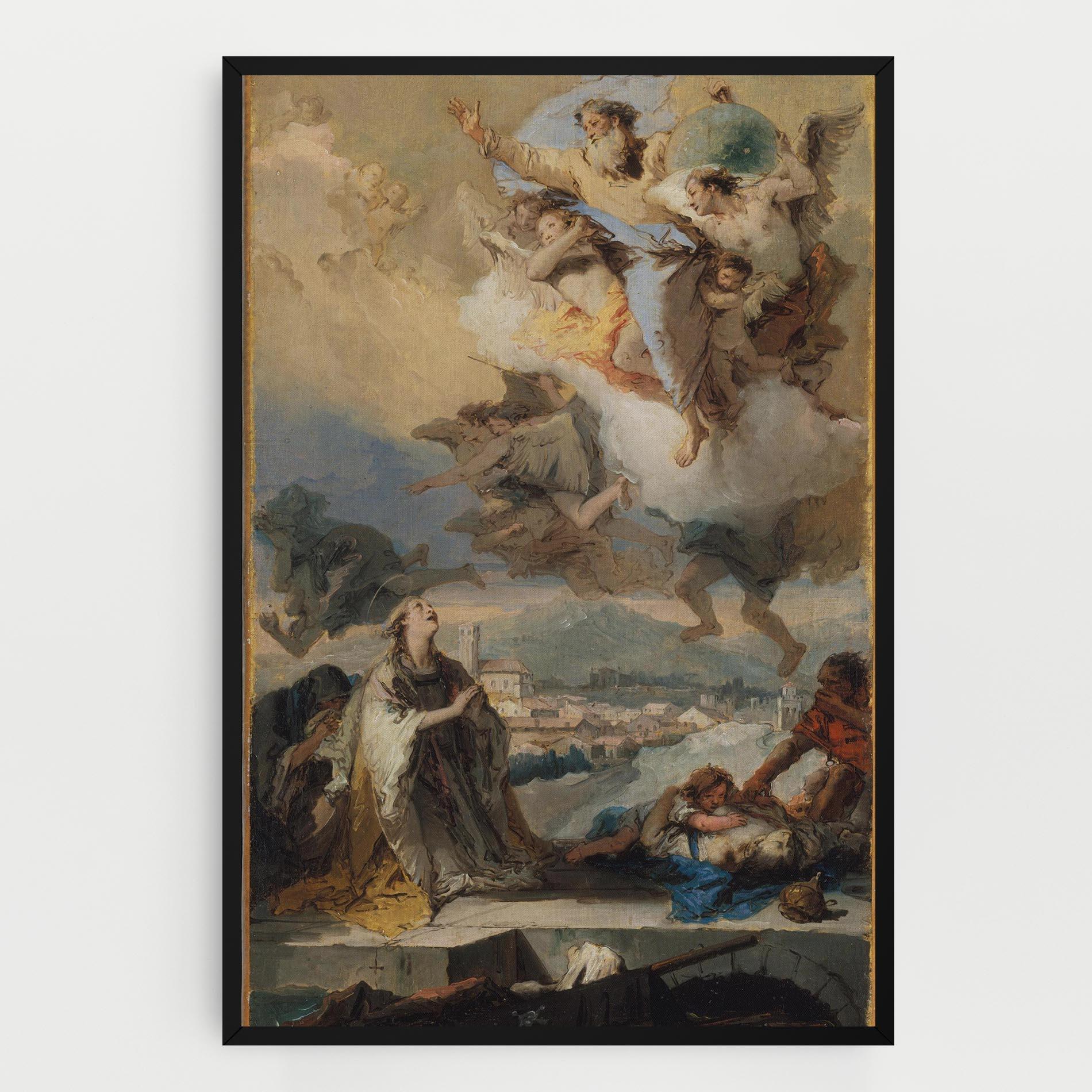 Картина на платно Sky Angel Art mockup 0