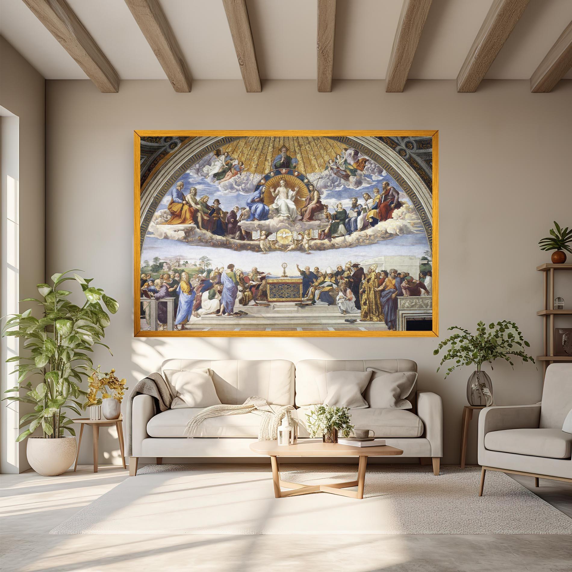 Картина на платно Holy Light mockup 6