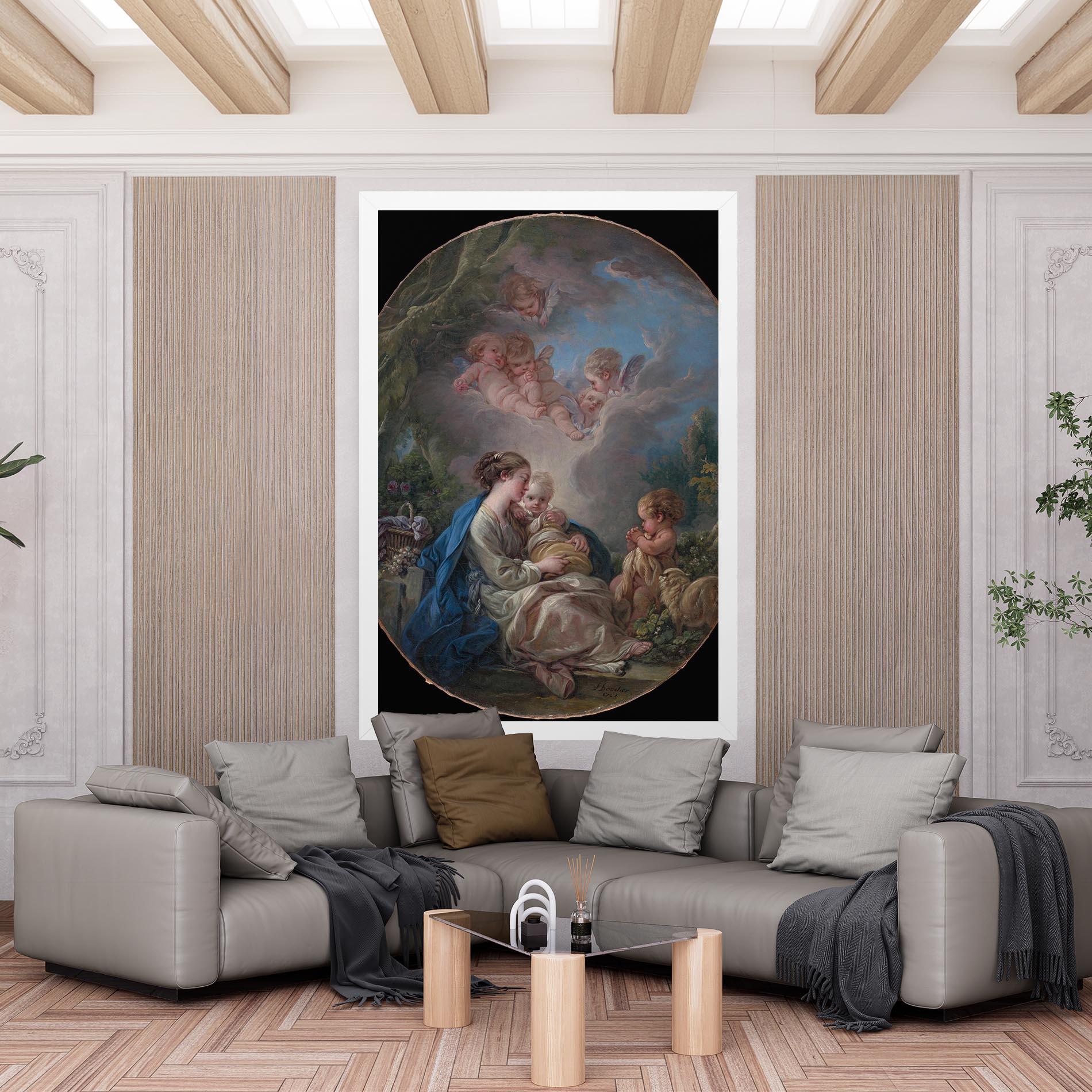 Картина на платно Religious Circle mockup 6