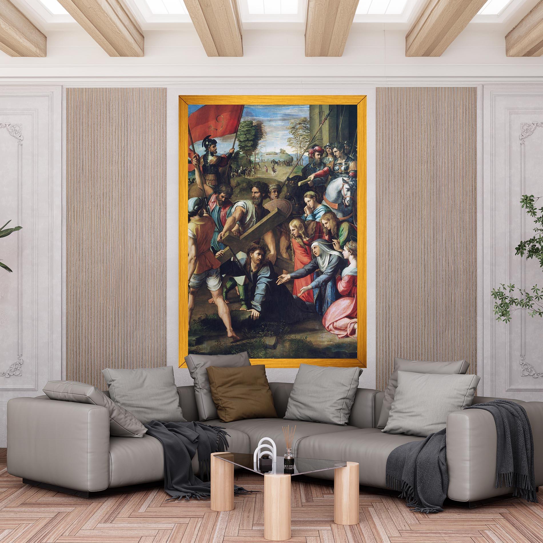 Картина на платно Taking The Cross mockup 6