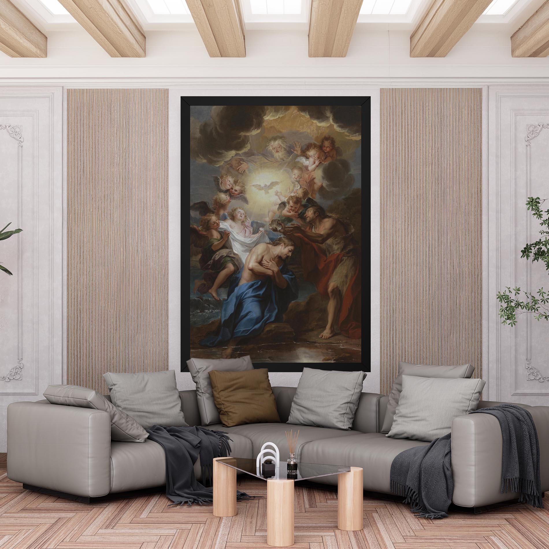 Картина на платно Divine Yellow Light mockup 6