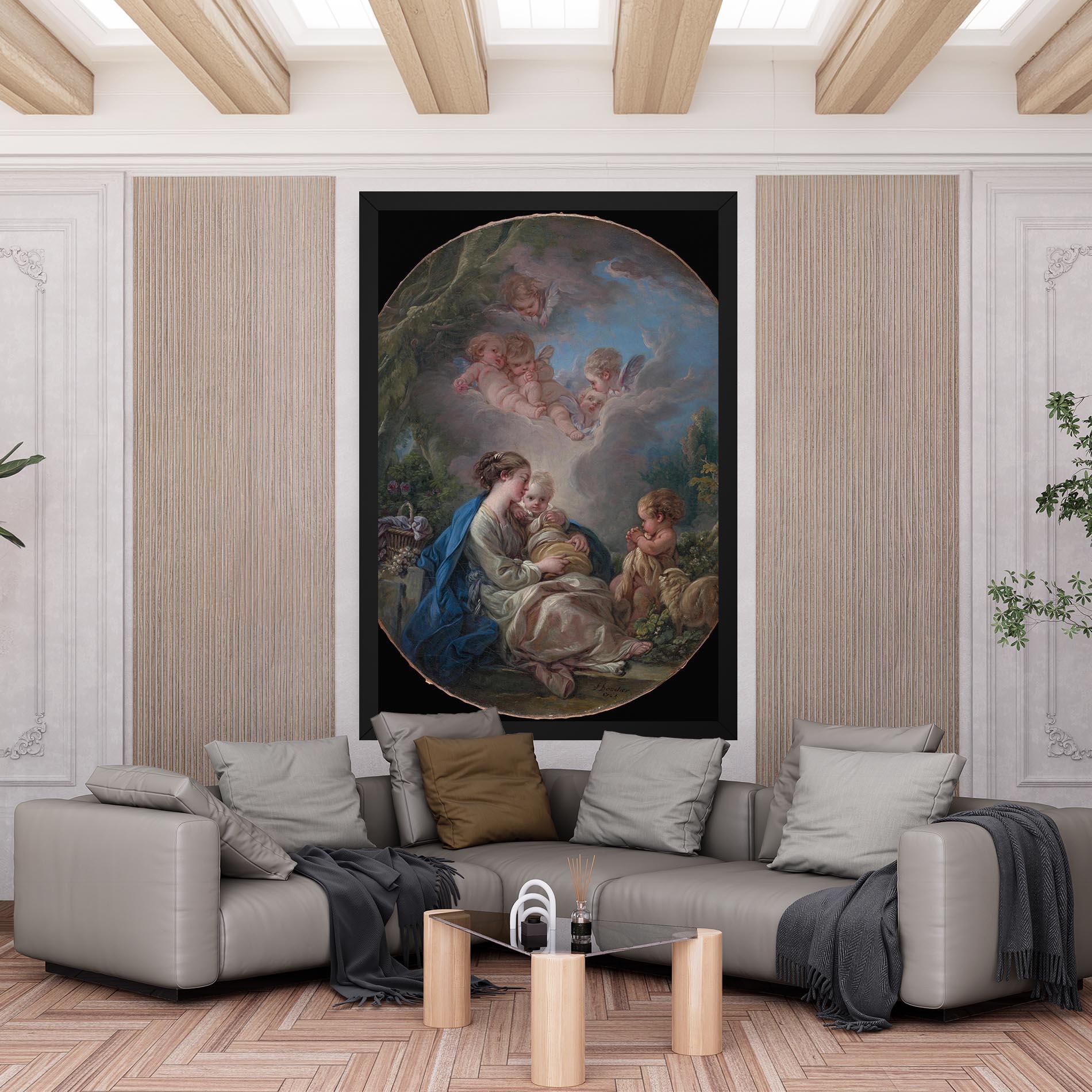 Картина на платно Religious Circle mockup 6