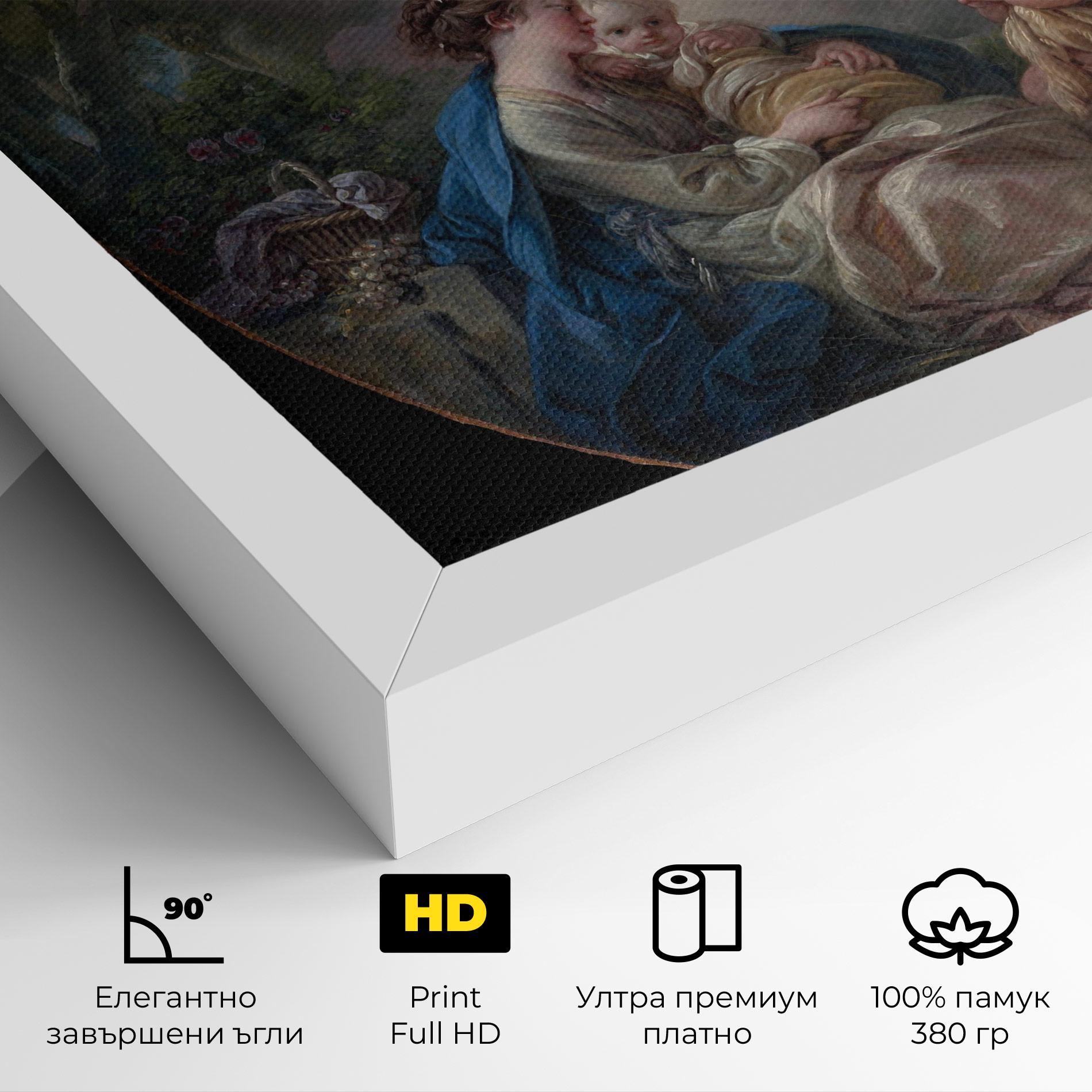 Картина на платно Religious Circle mockup 4