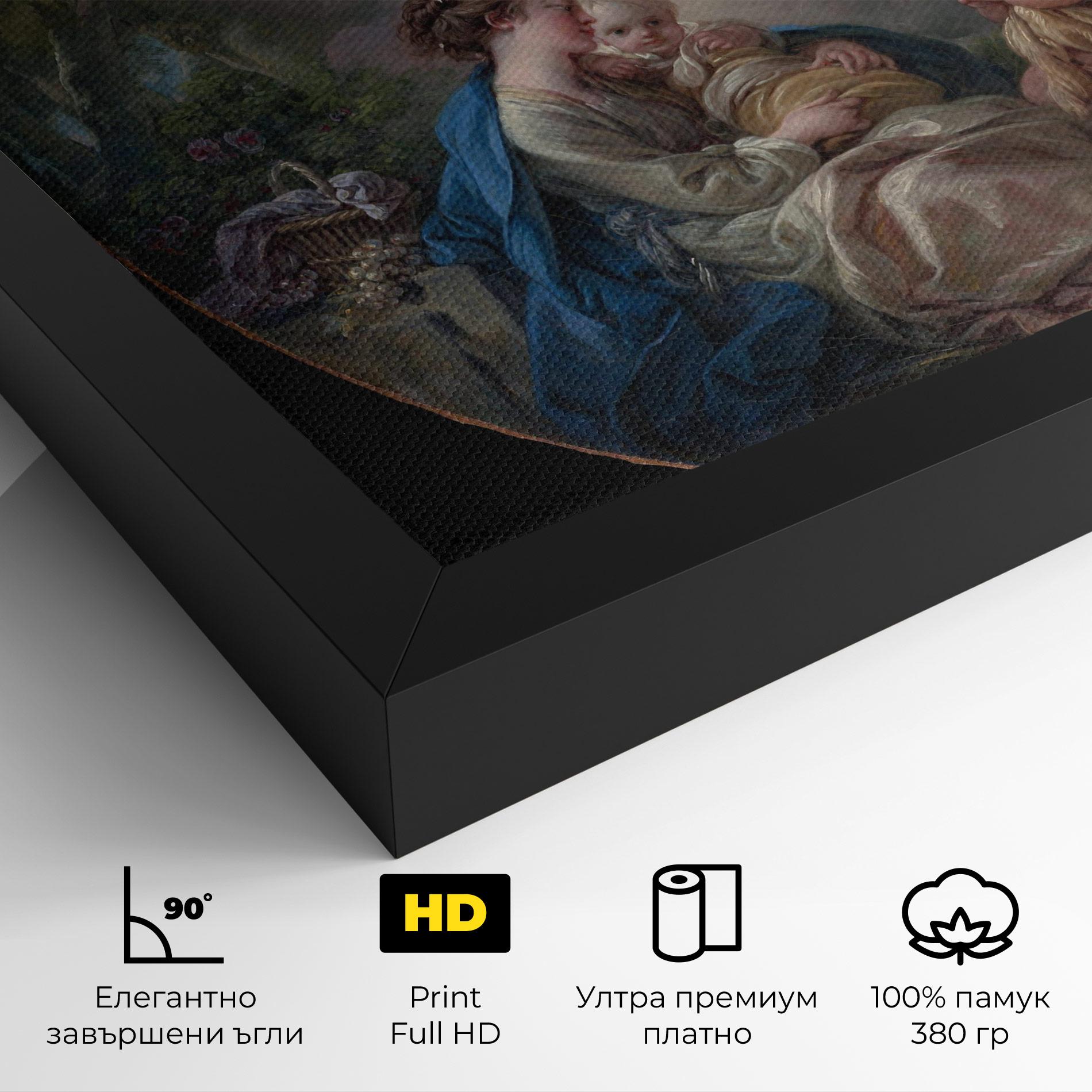 Картина на платно Religious Circle mockup 4