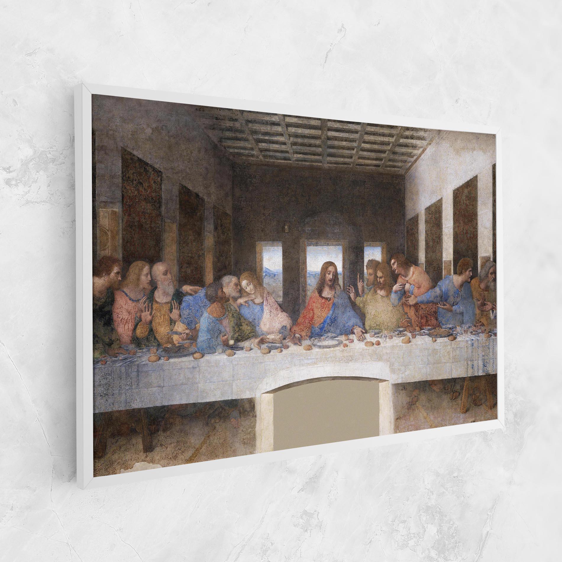 Картина на платно Jesus Eating mockup 1