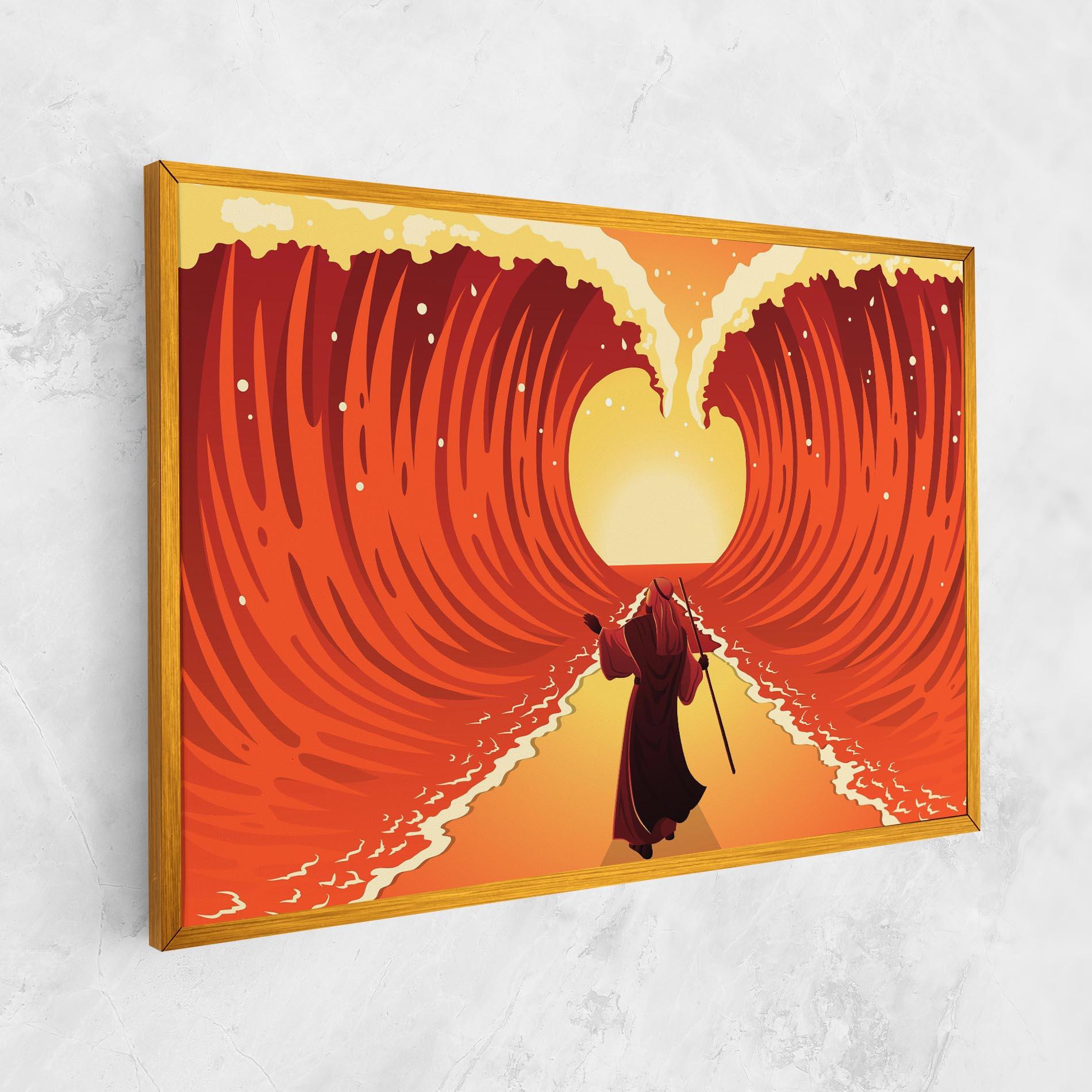 Картина на платно Moses mockup 1