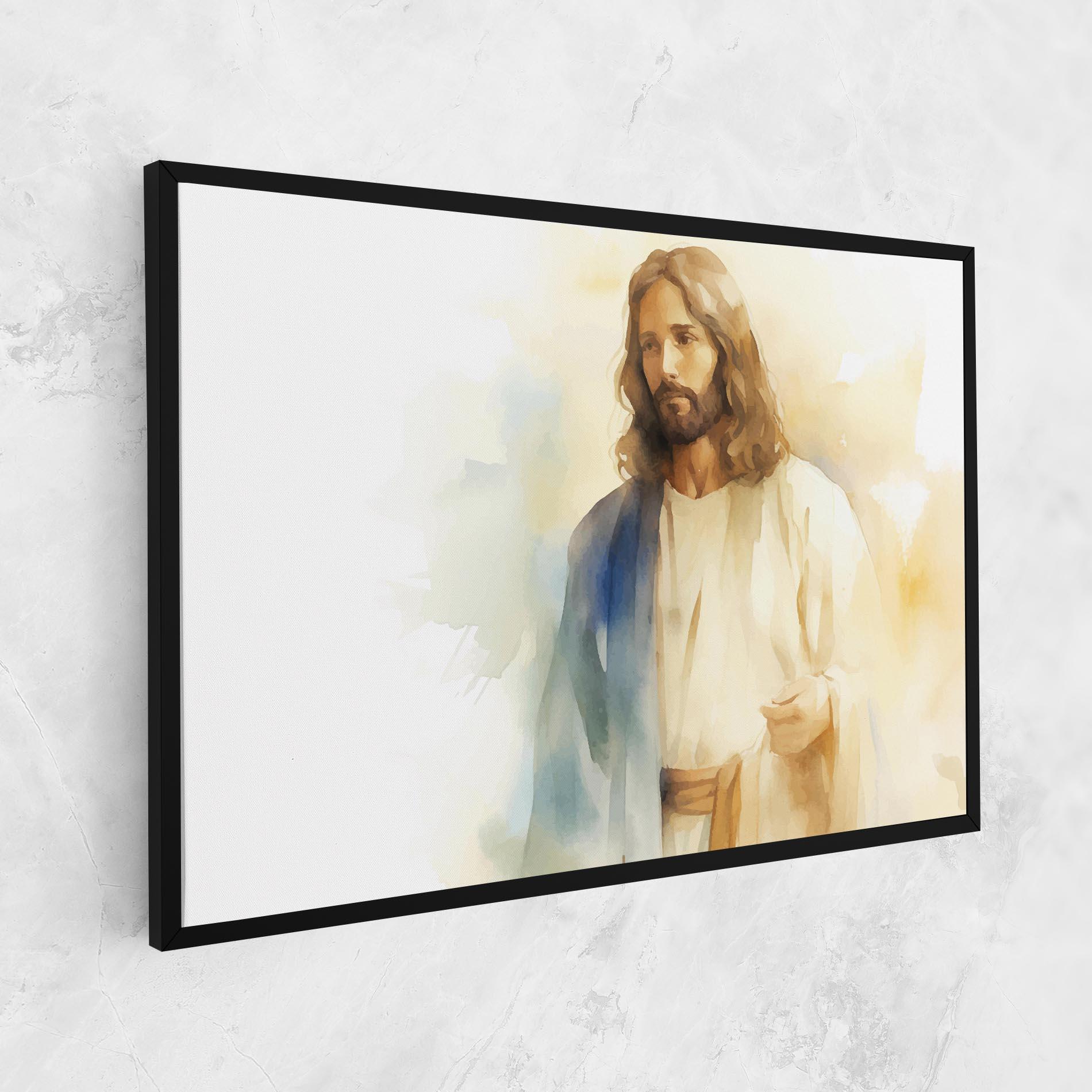 Картина на платно Jesus Light Art mockup 1
