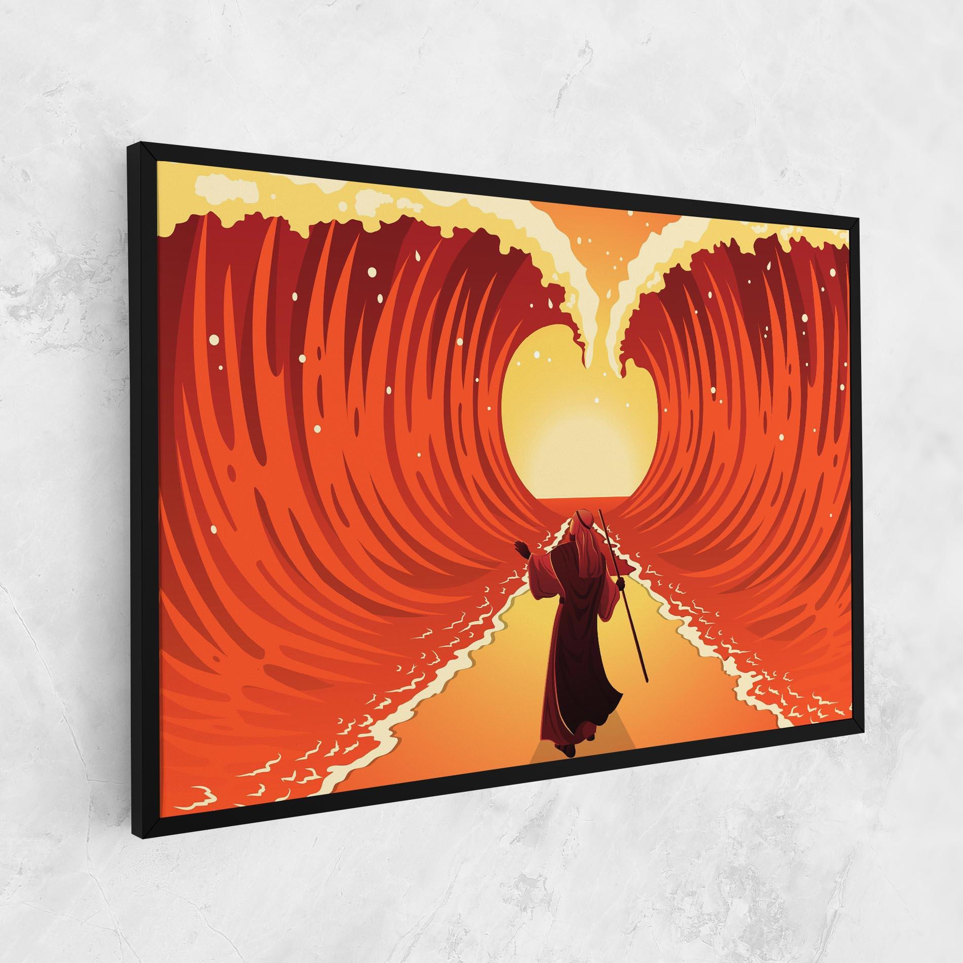 Картина на платно Moses mockup 1