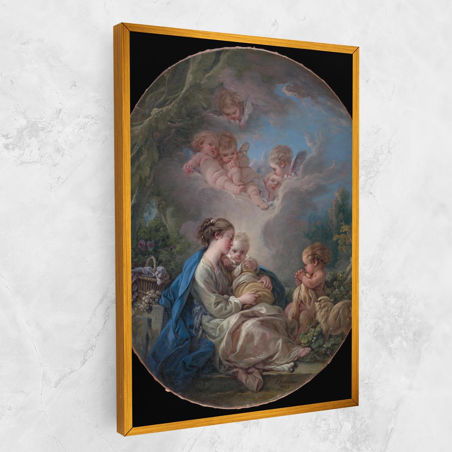 Картина на платно Religious Circle mockup 1