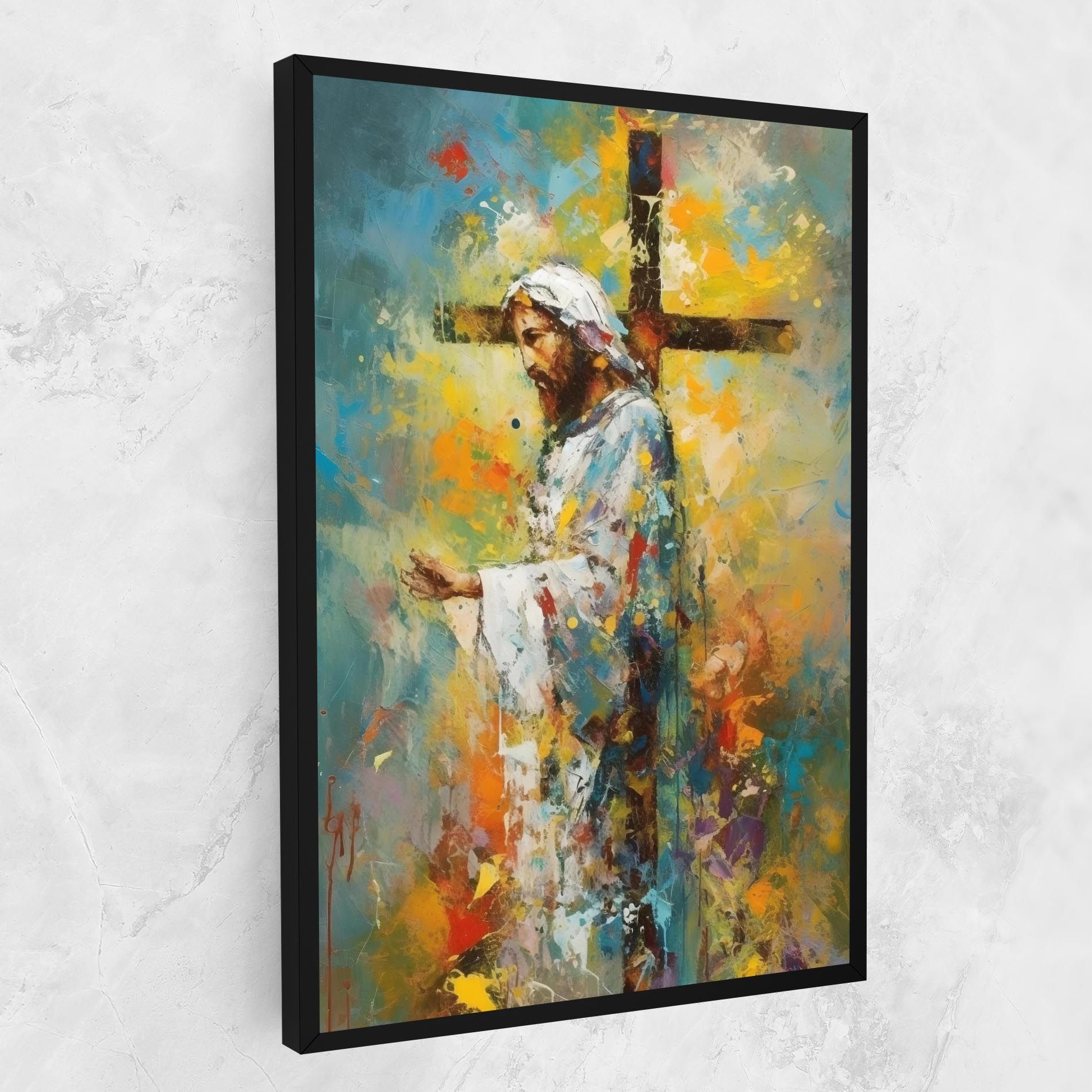 Christ Art Painting mockup 1