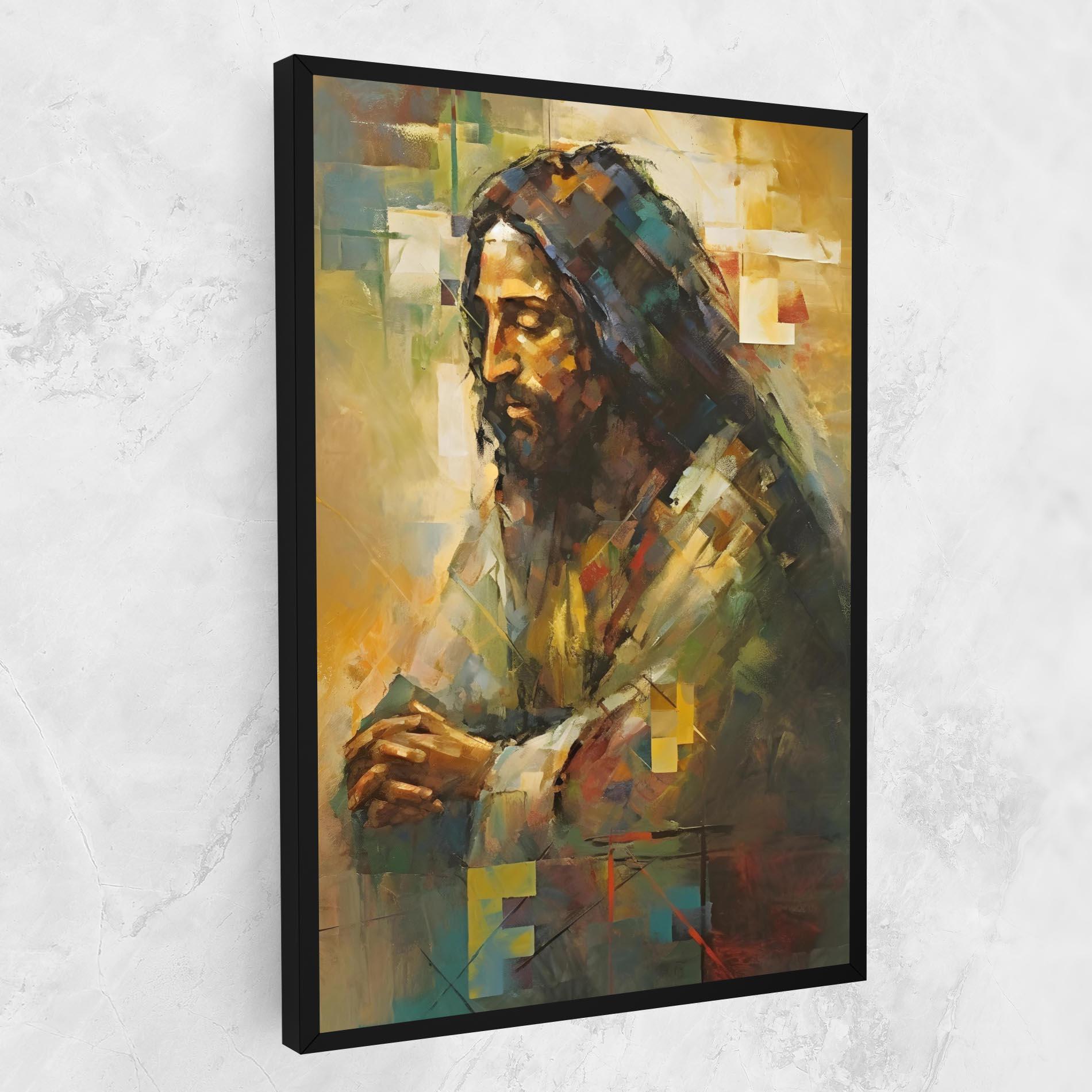 Картина на платно Christ Painting Art mockup 1