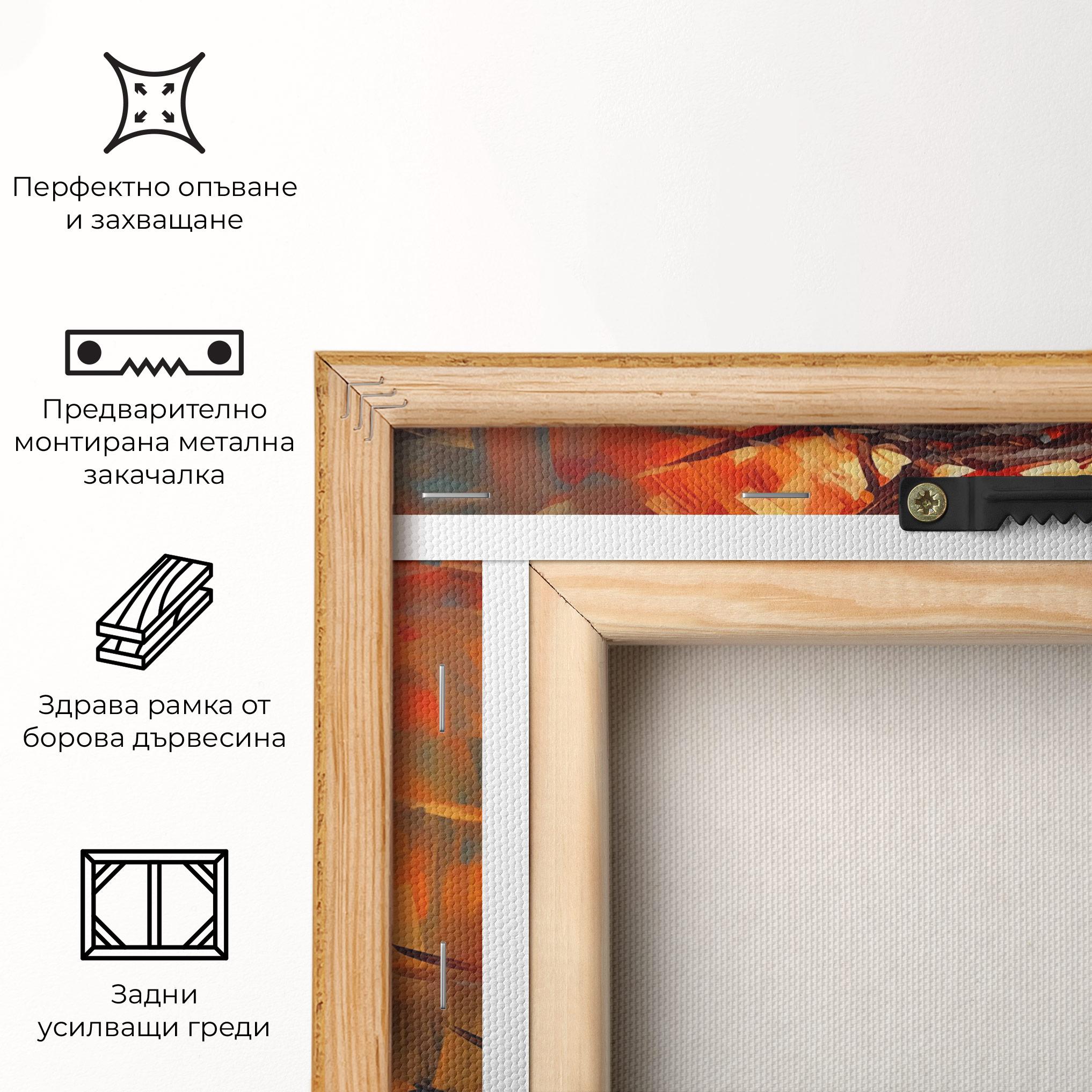 Картина на платно Jesus Crown Light mockup 5