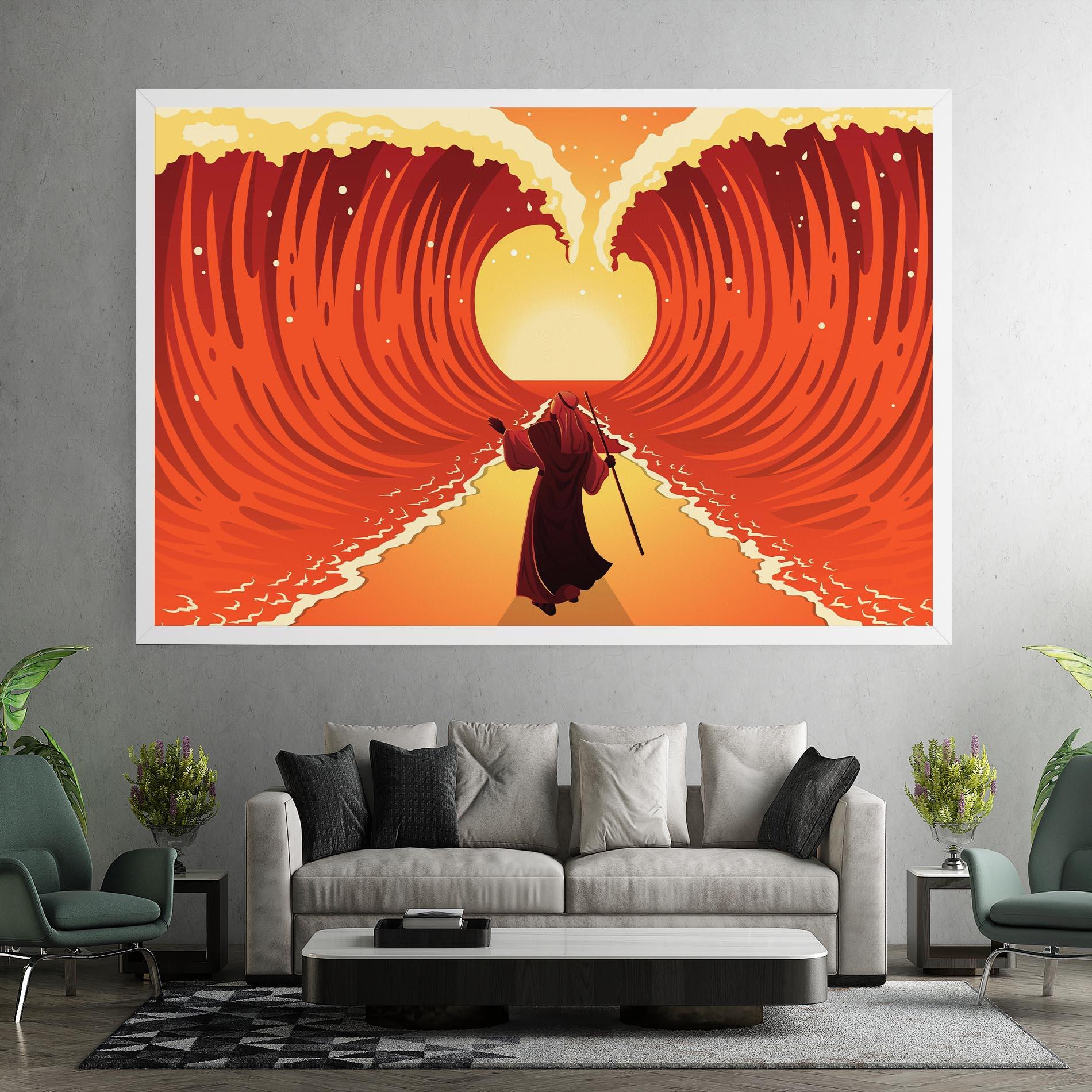 Картина на платно Moses mockup 7