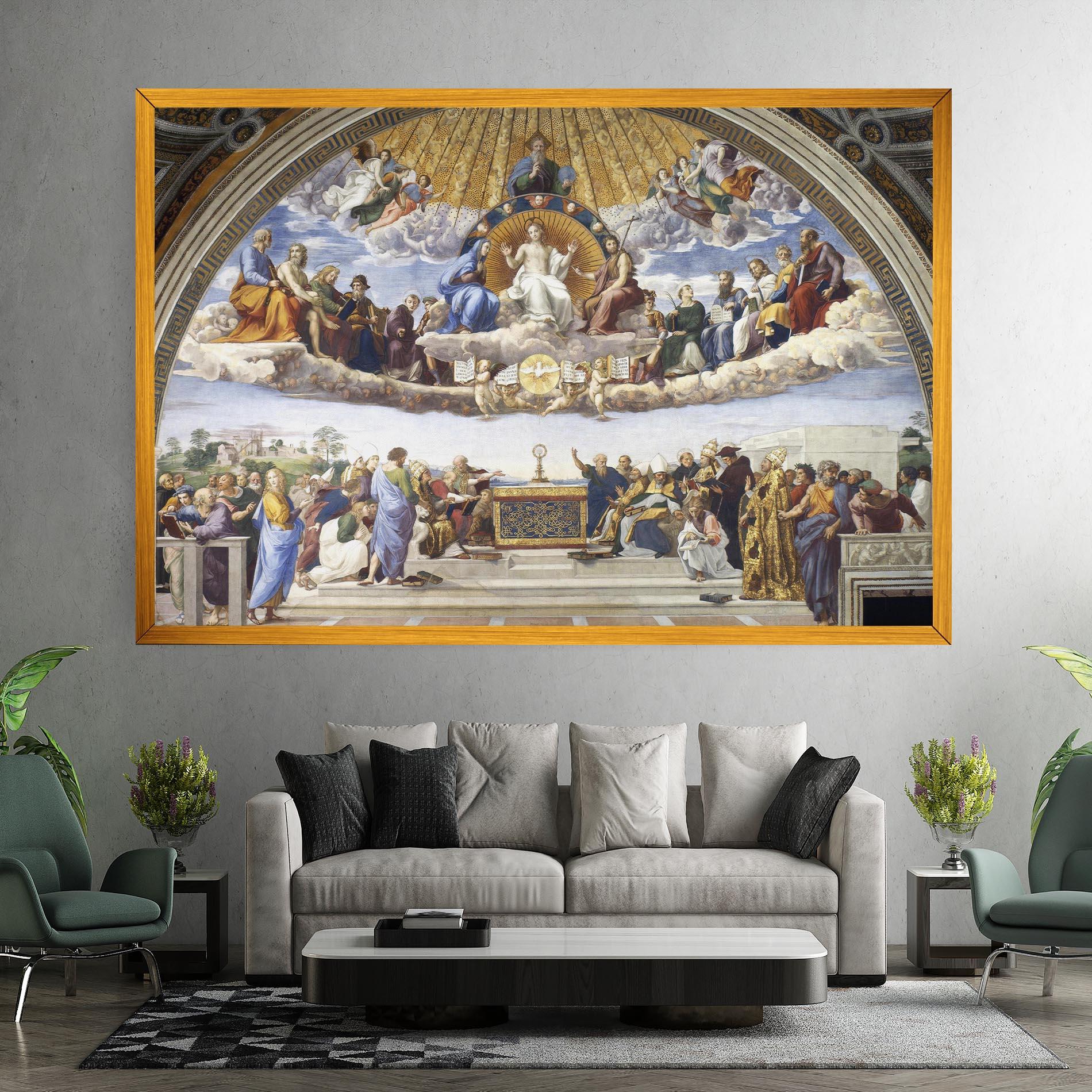 Картина на платно Holy Light mockup 7