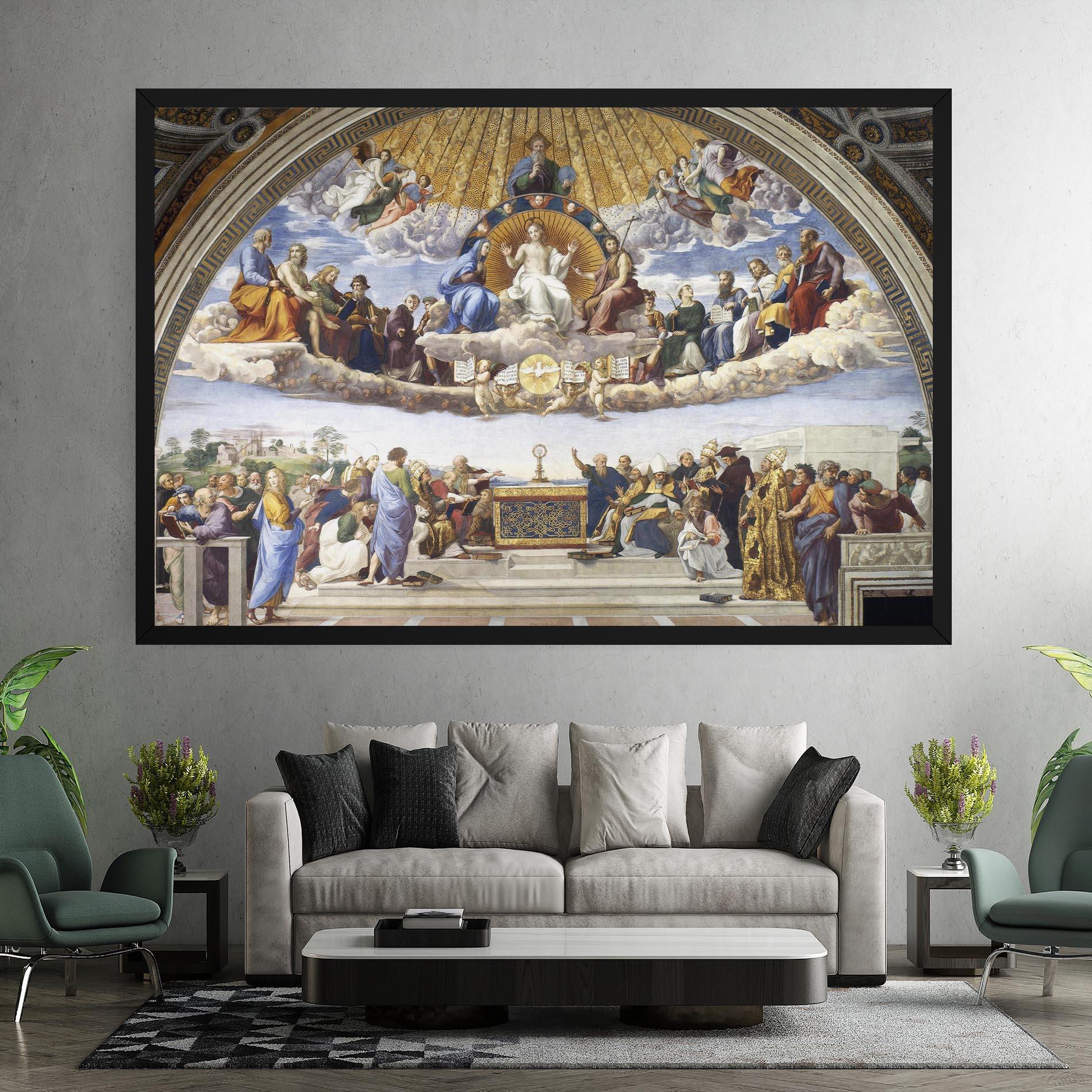 Картина на платно Holy Light mockup 7