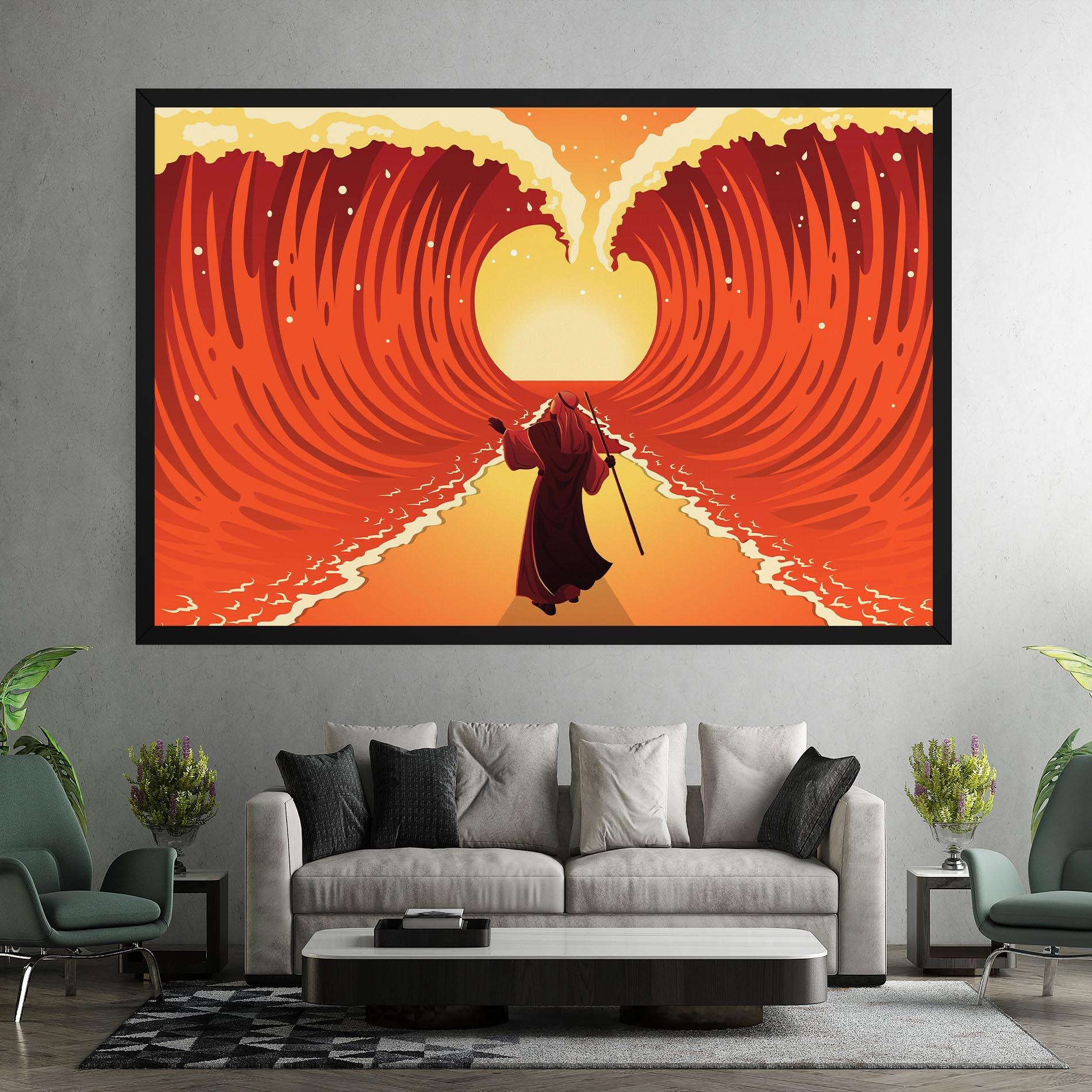 Картина на платно Moses mockup 7