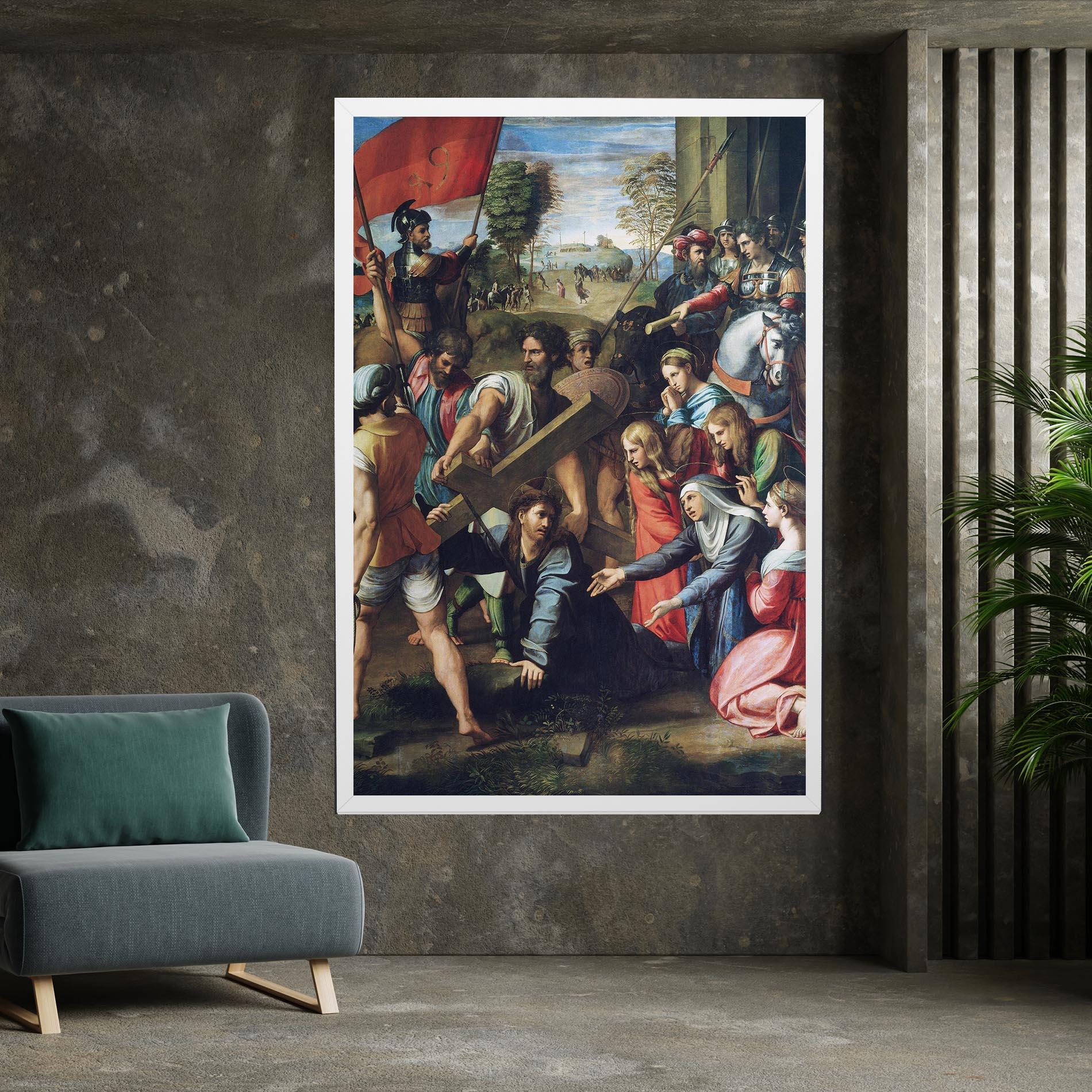 Картина на платно Taking The Cross mockup 7