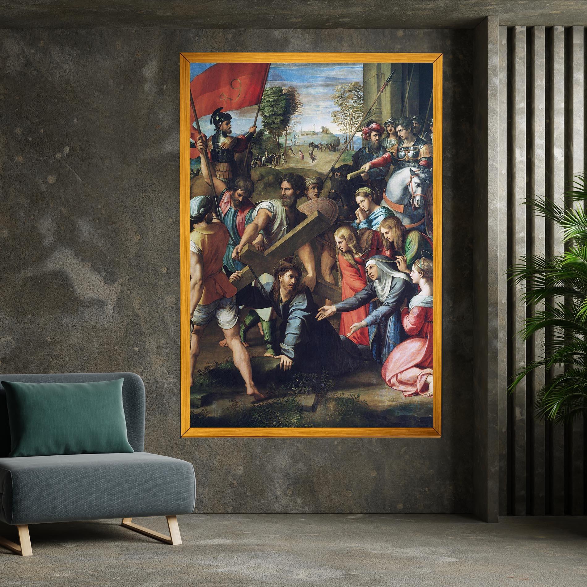 Картина на платно Taking The Cross mockup 7