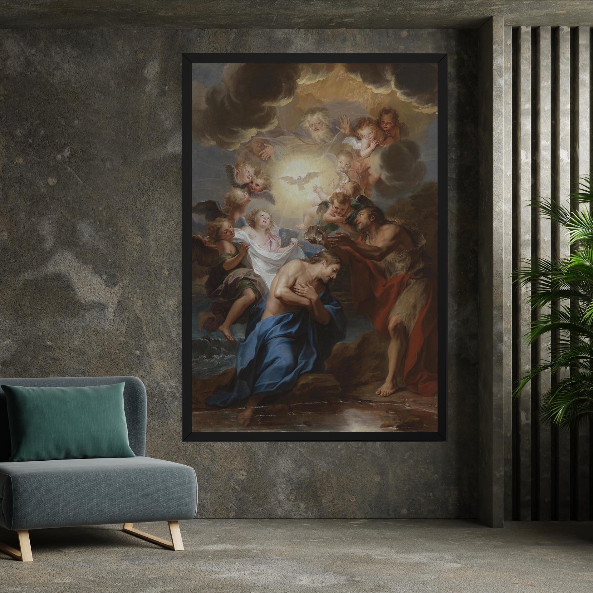 Картина на платно Divine Yellow Light mockup 7