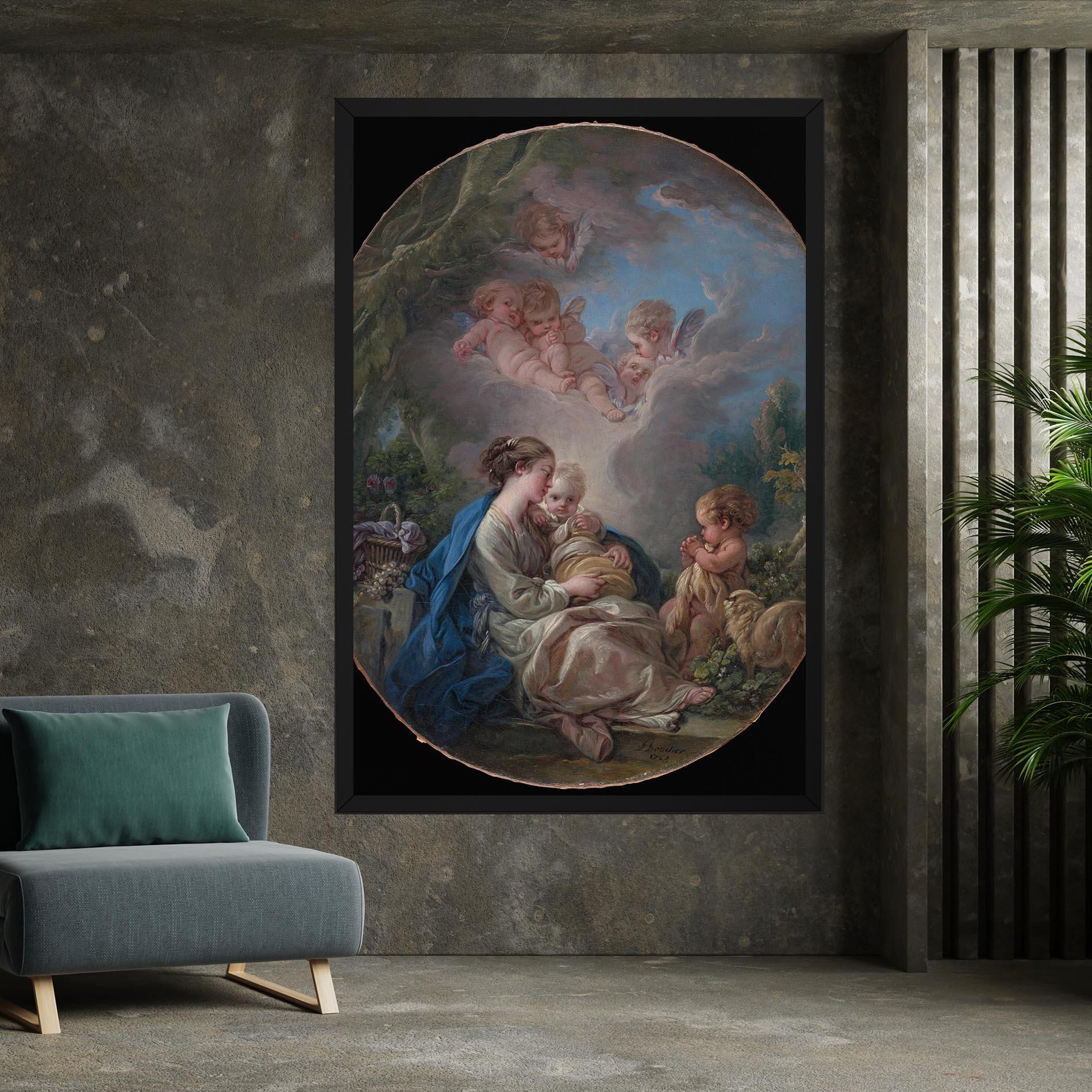 Картина на платно Religious Circle mockup 7