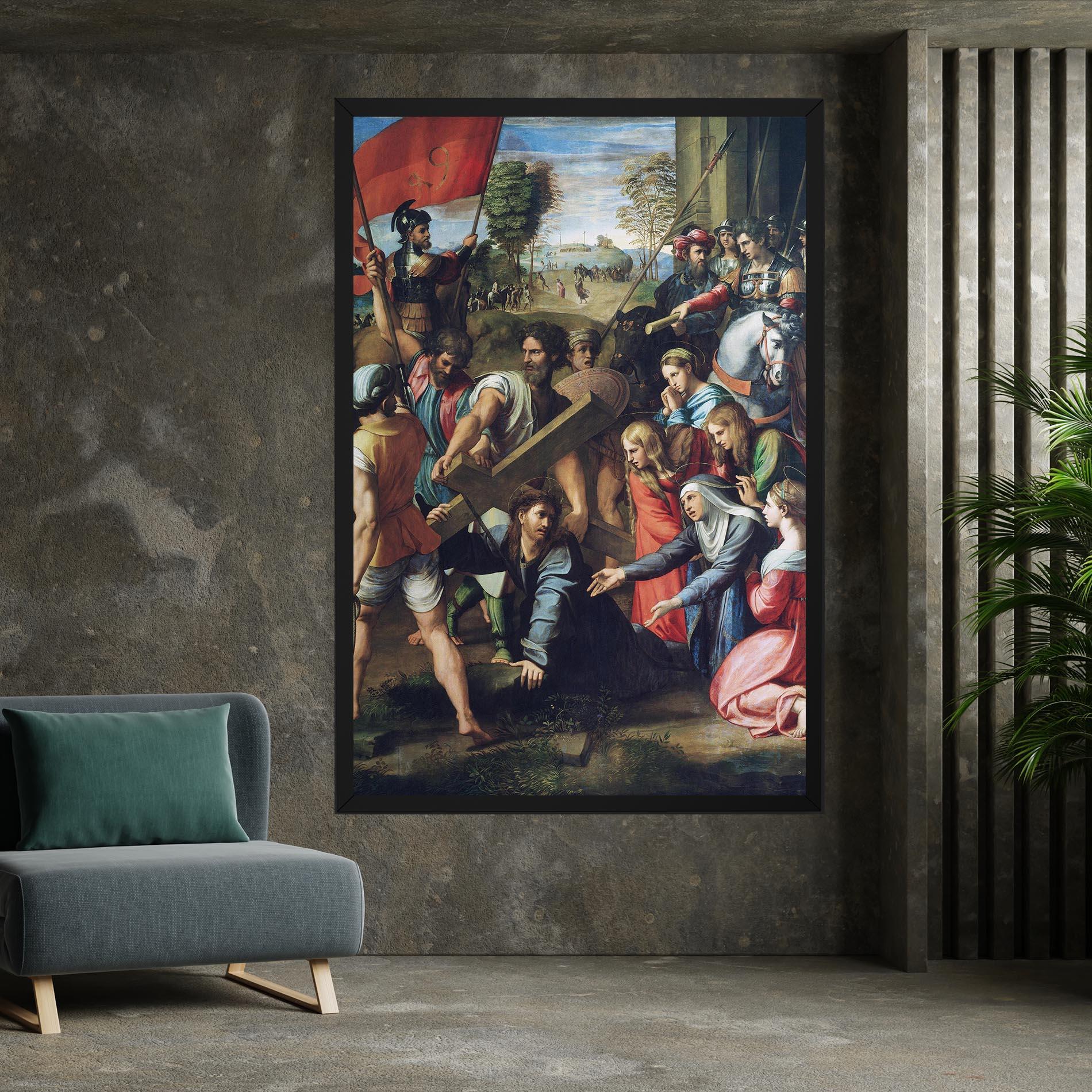 Картина на платно Taking The Cross mockup 7