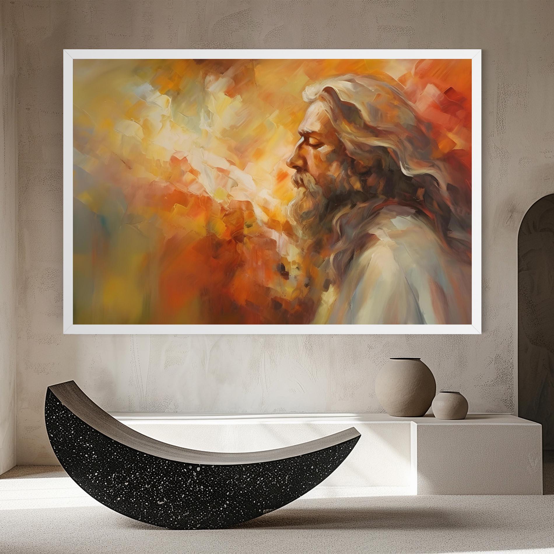 Картина на платно Christ Oil Painting mockup 8