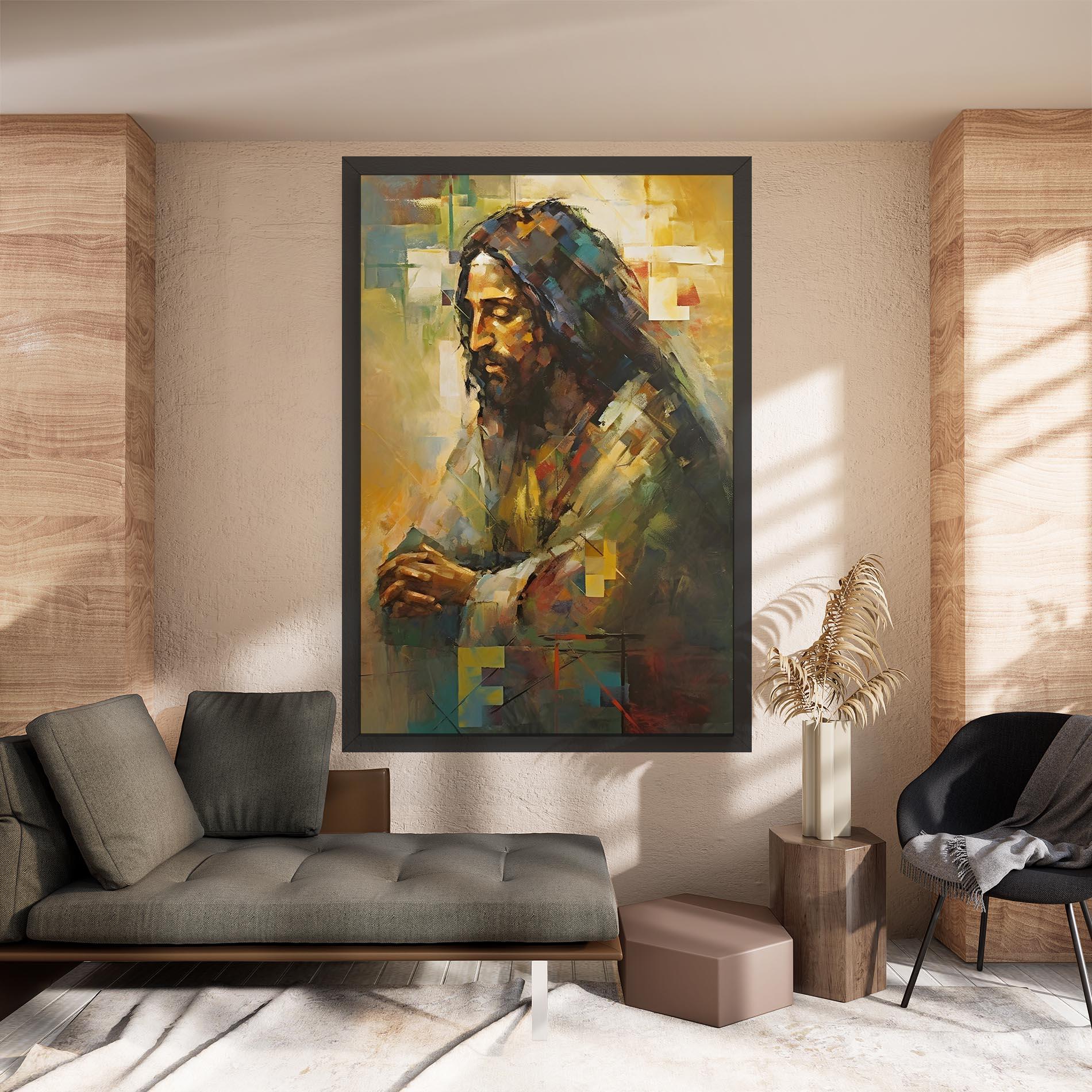 Картина на платно Christ Painting Art mockup 8