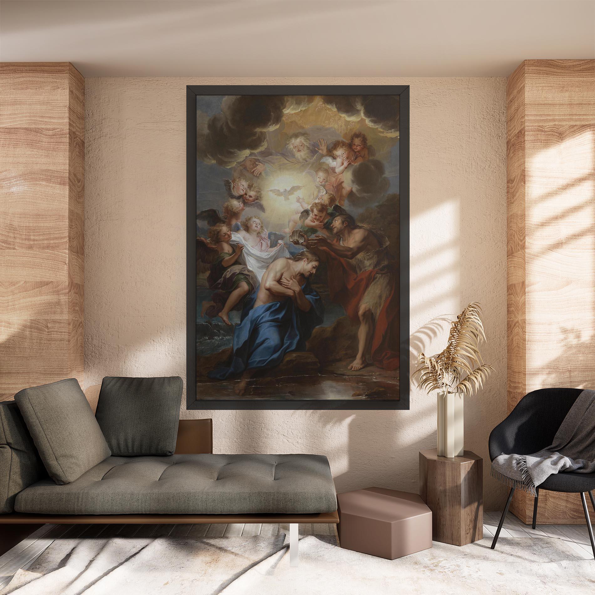 Картина на платно Divine Yellow Light mockup 8