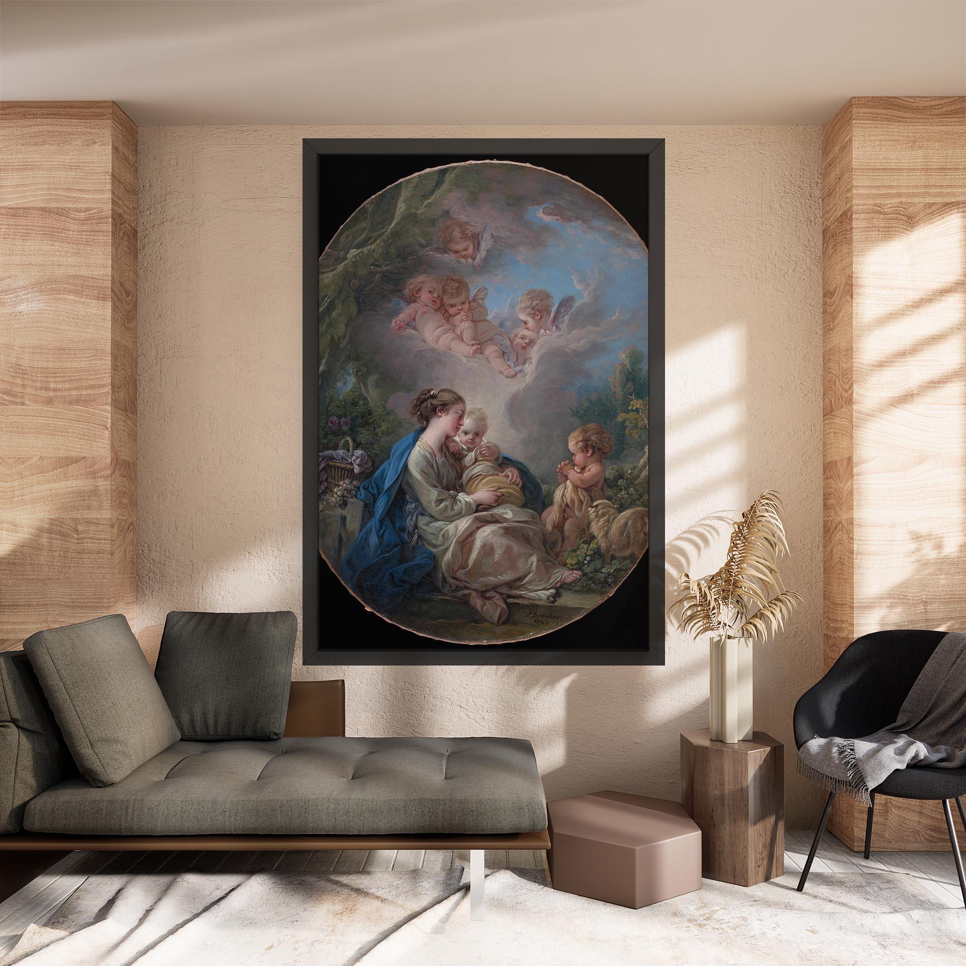 Картина на платно Religious Circle mockup 8