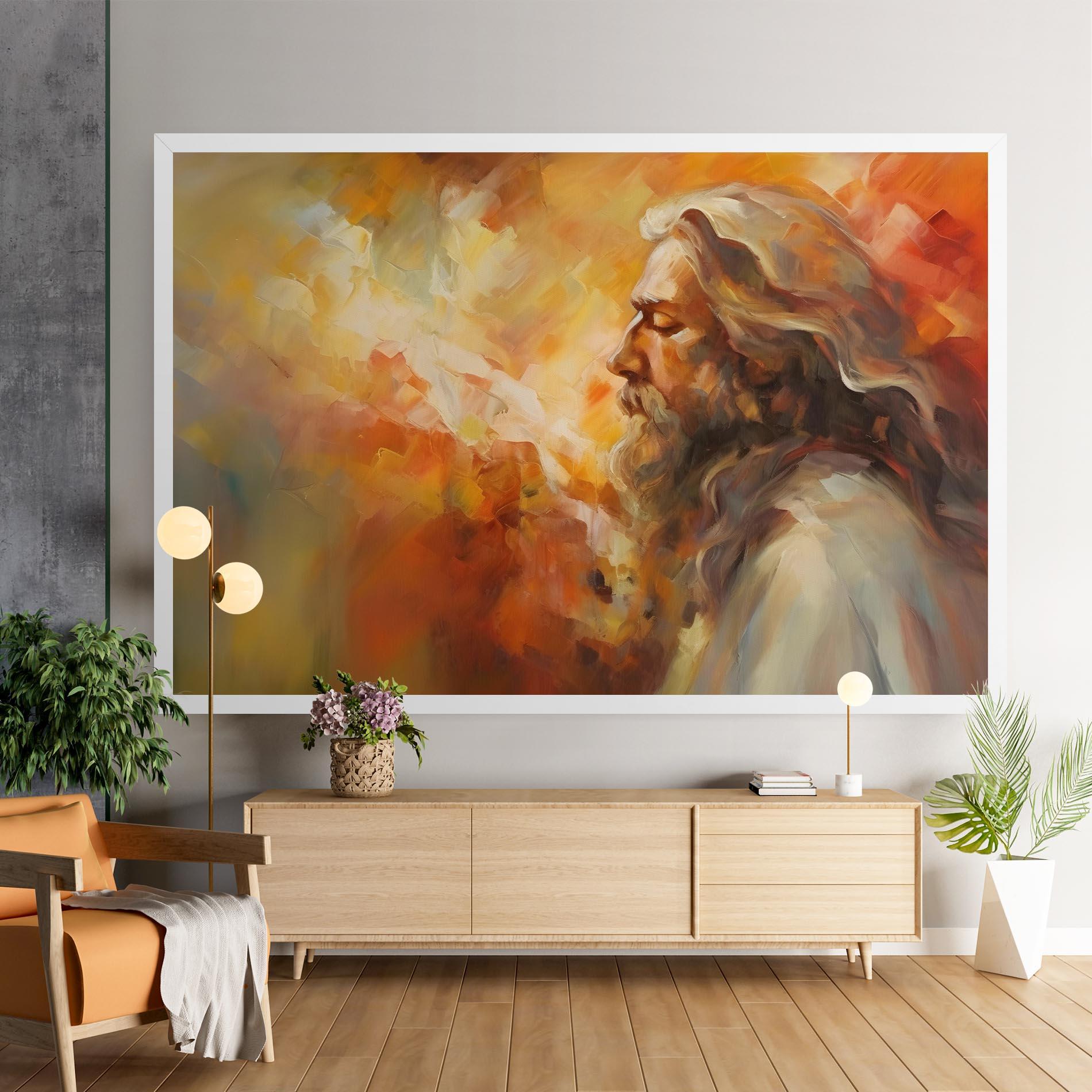 Картина на платно Christ Oil Painting mockup 9